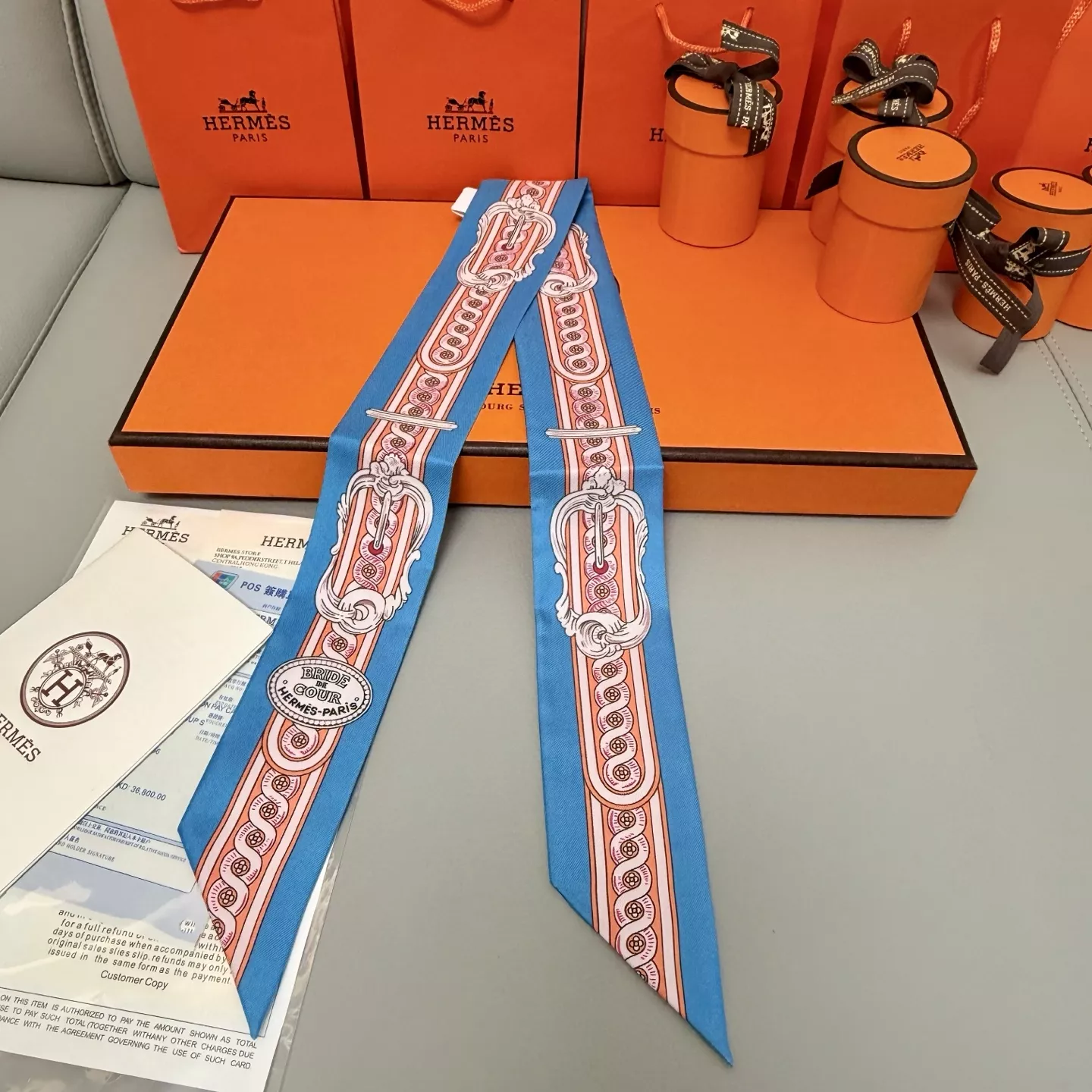 Hermes Silk Scarf Durable 566