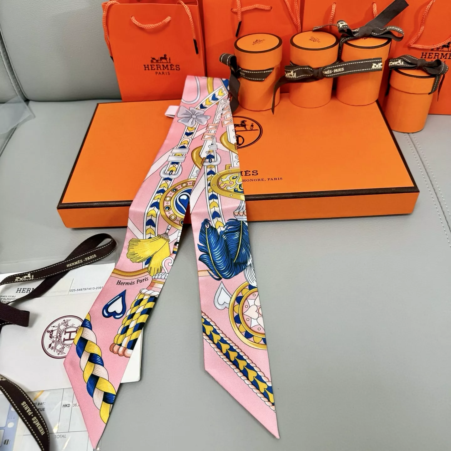 Hermes Silk Scarf Fashionable 4214