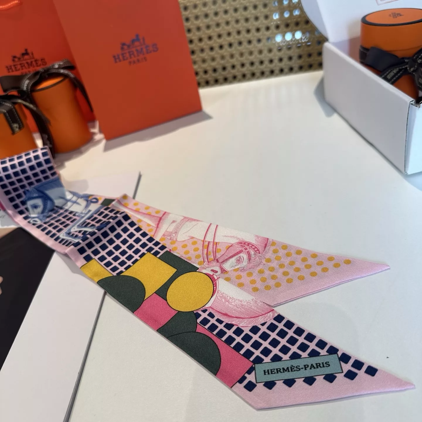 Hermes Silk Scarf GoAnywhere 164