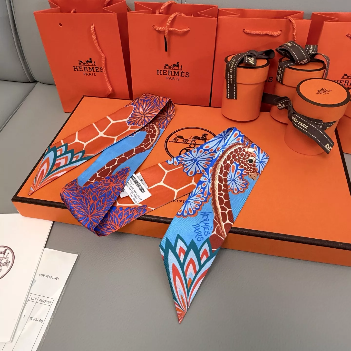 Hermes Silk Scarf GoAnywhere 3576