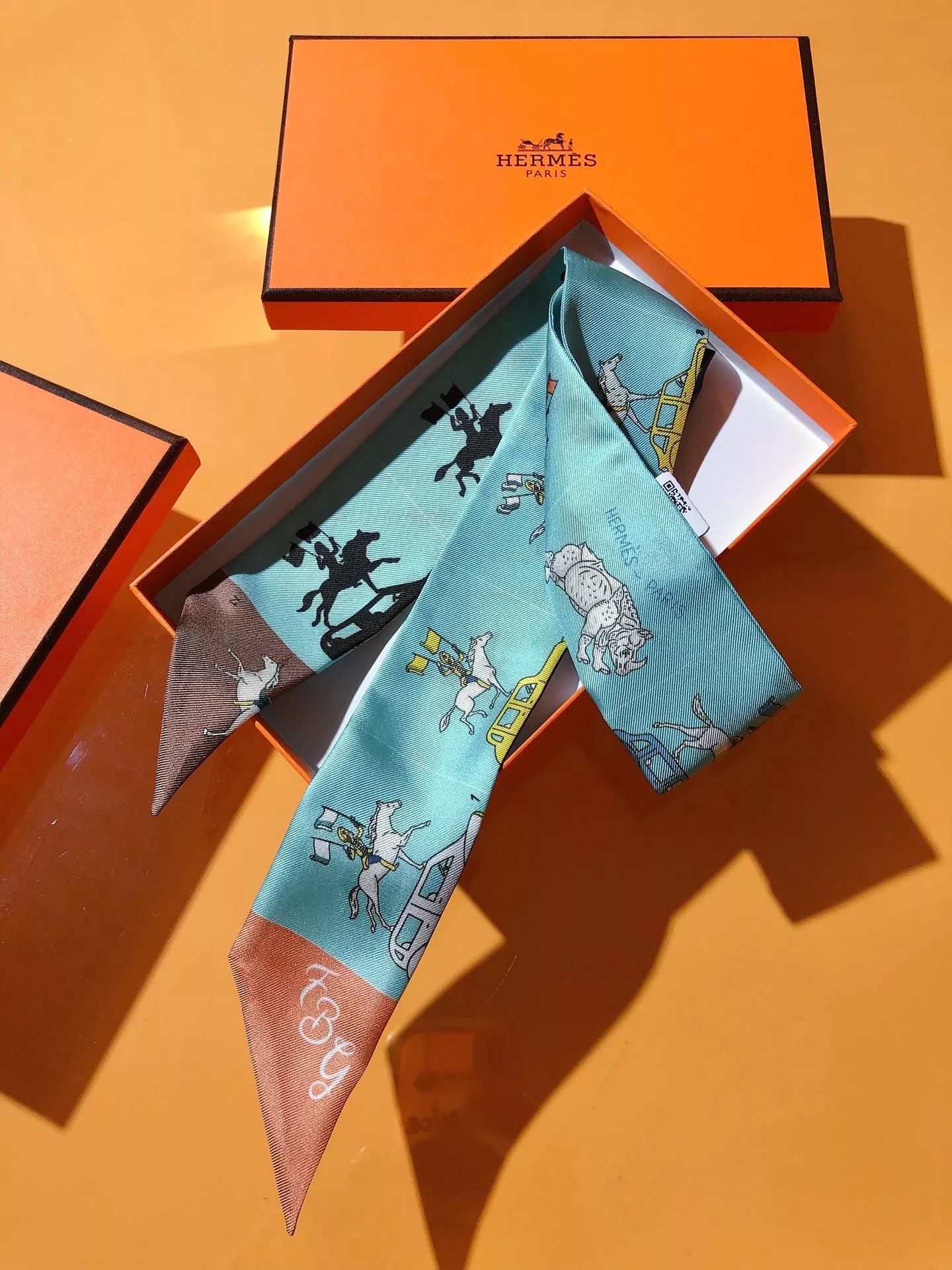 Hermes Silk Scarf Modern 1950
