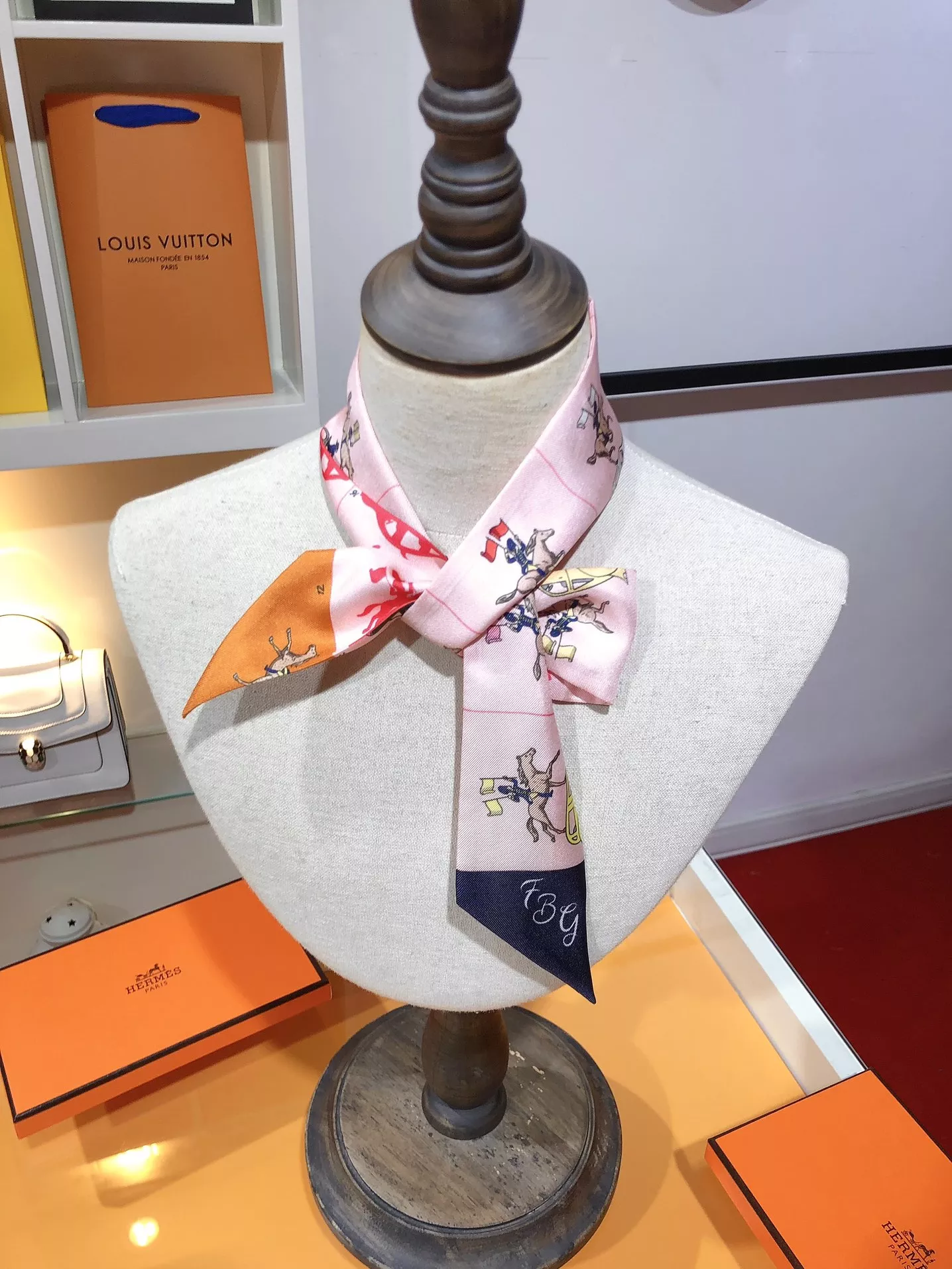 Hermes Silk Scarf Modern 8241