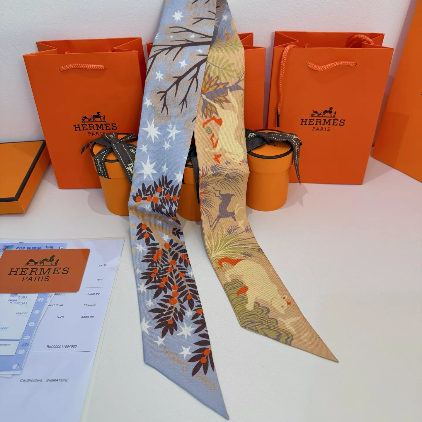 Hermes Silk Scarf Sophisticated 7255