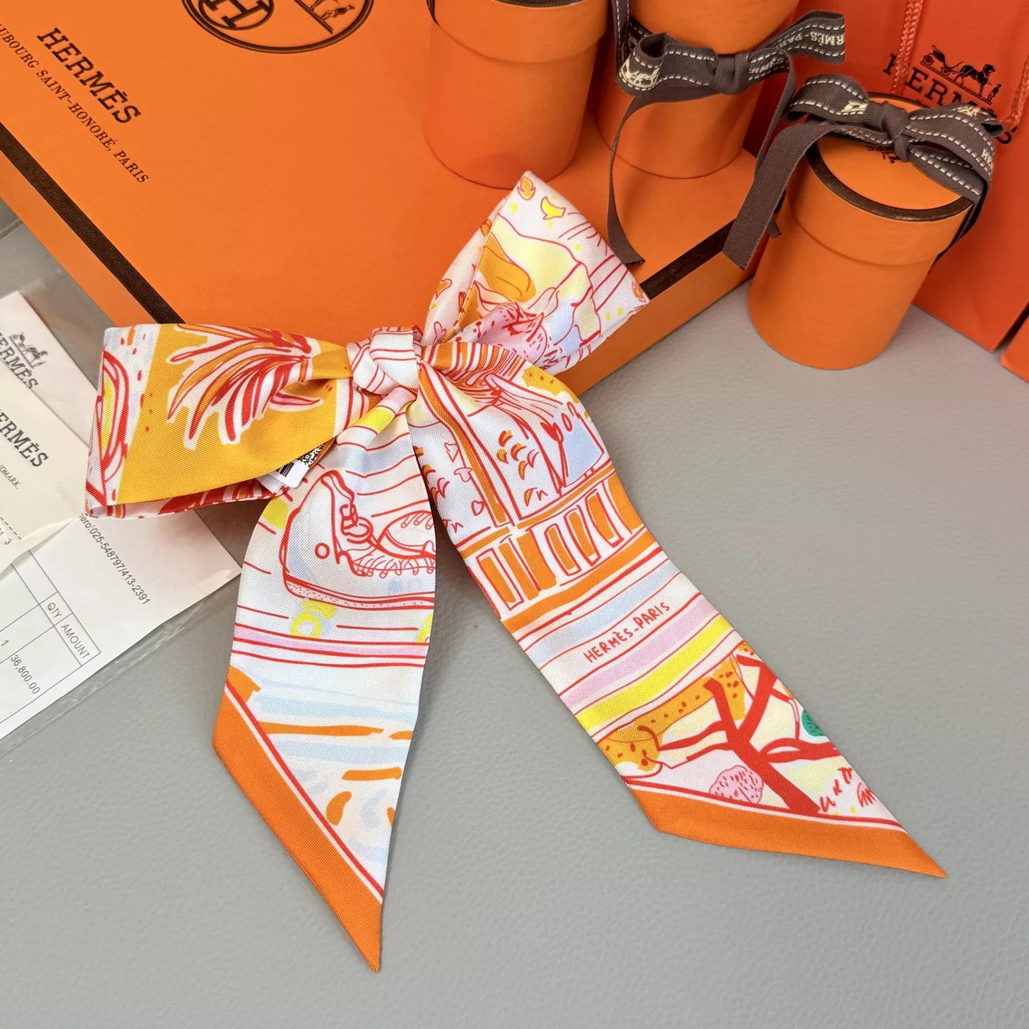 Hermes Silk Scarf StreetReady 549