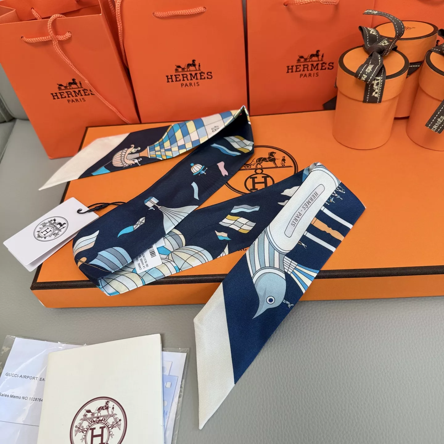 Hermes Silk Scarf StreetReady 6703