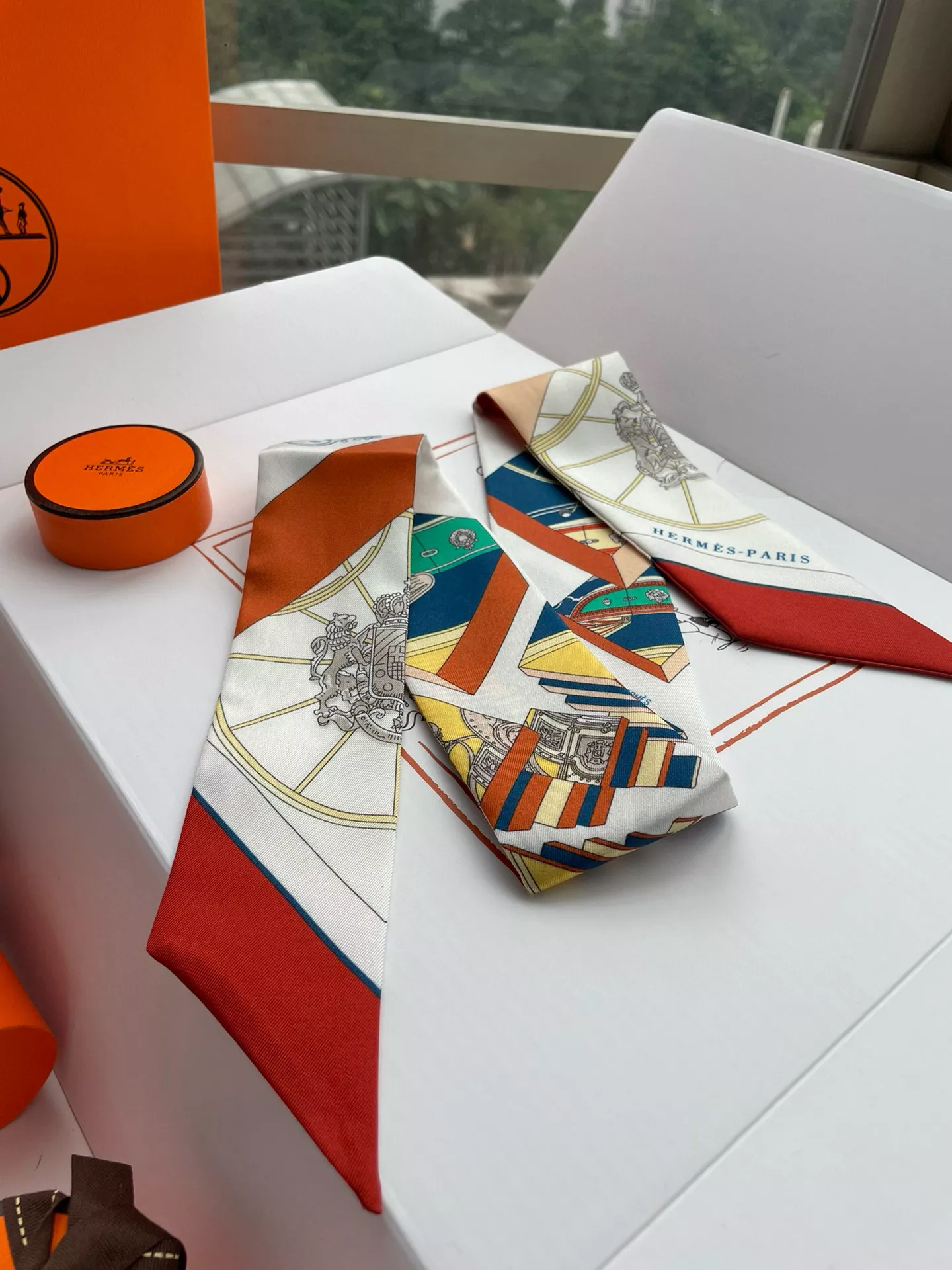 Hermes Silk Scarf Stylish 9286