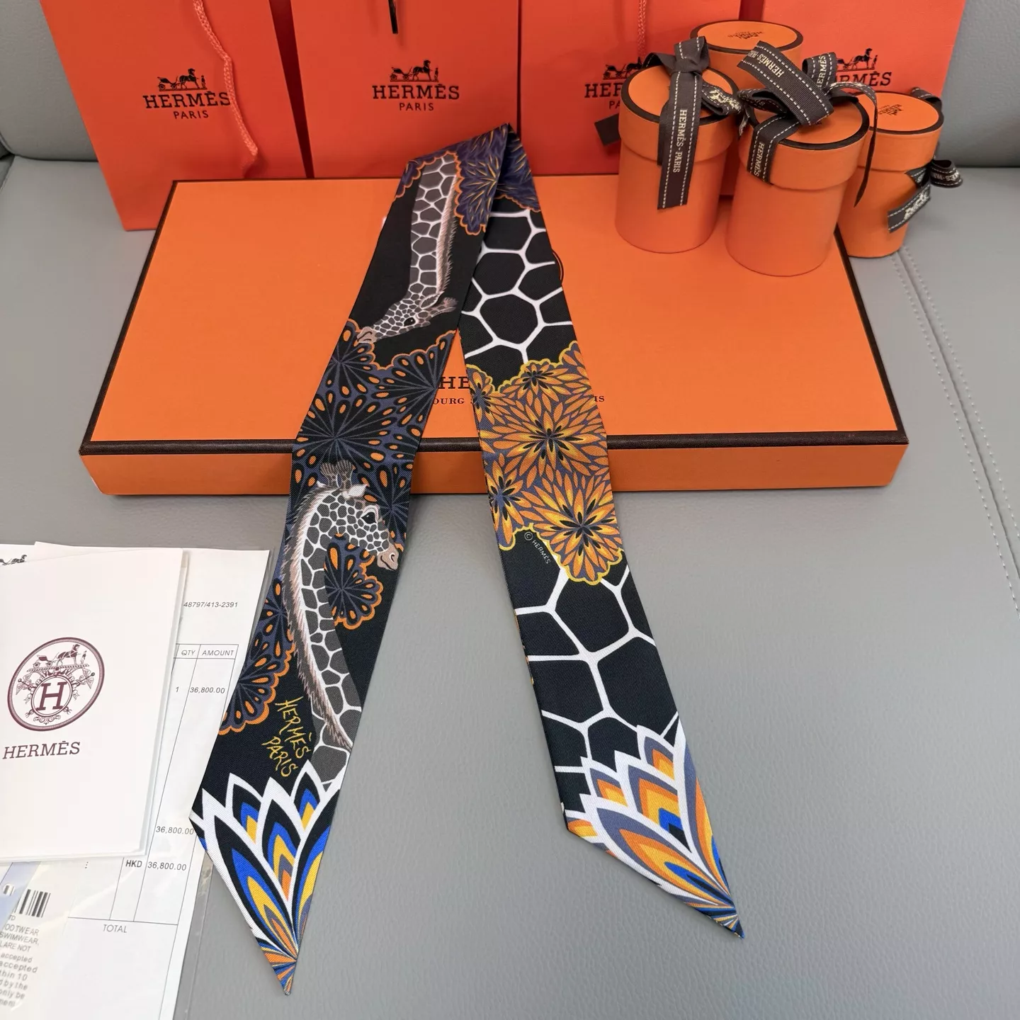 Hermes Silk Scarf Versatile 7883
