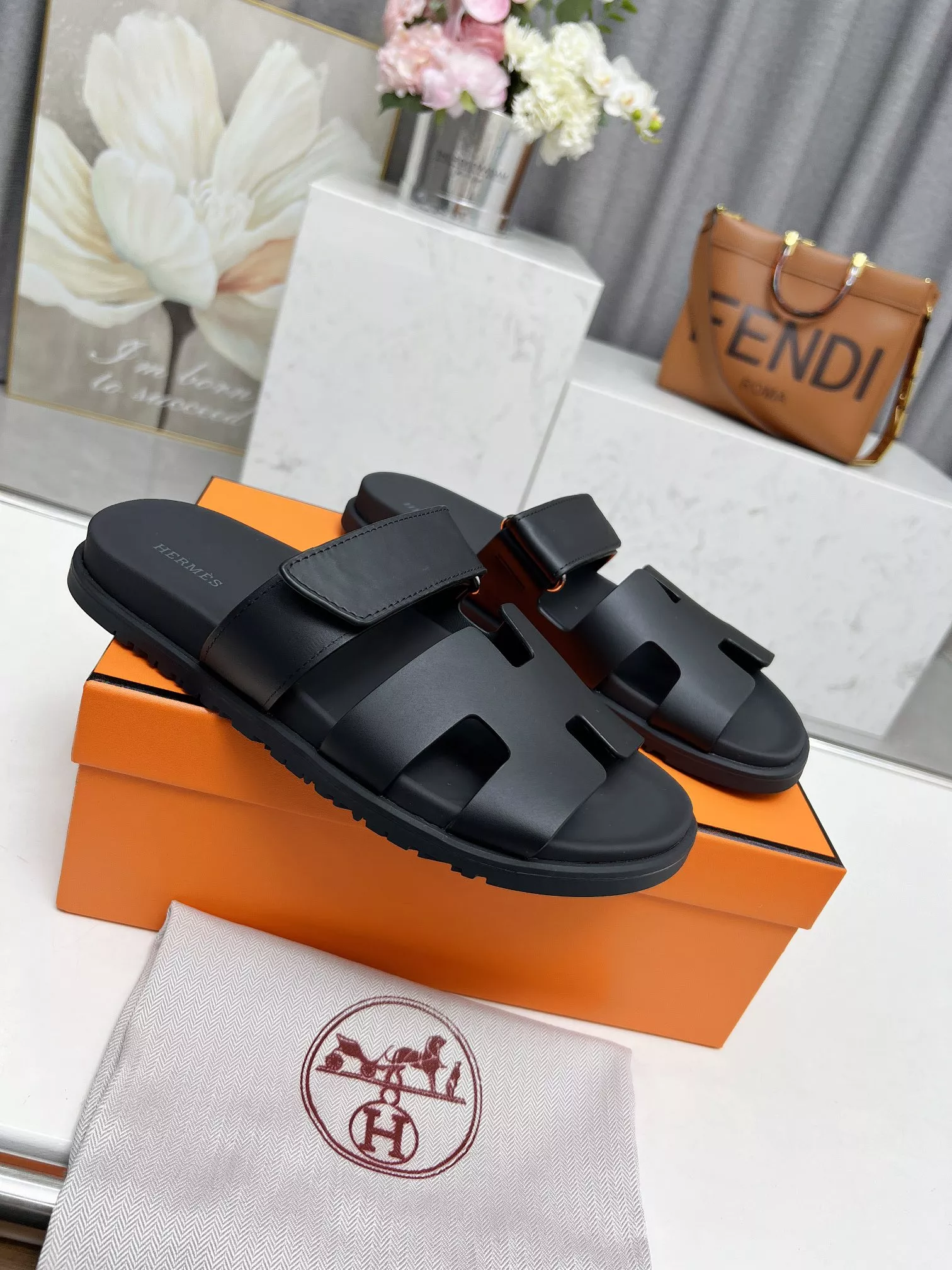 Hermes Slippers For Men Affordable 3679