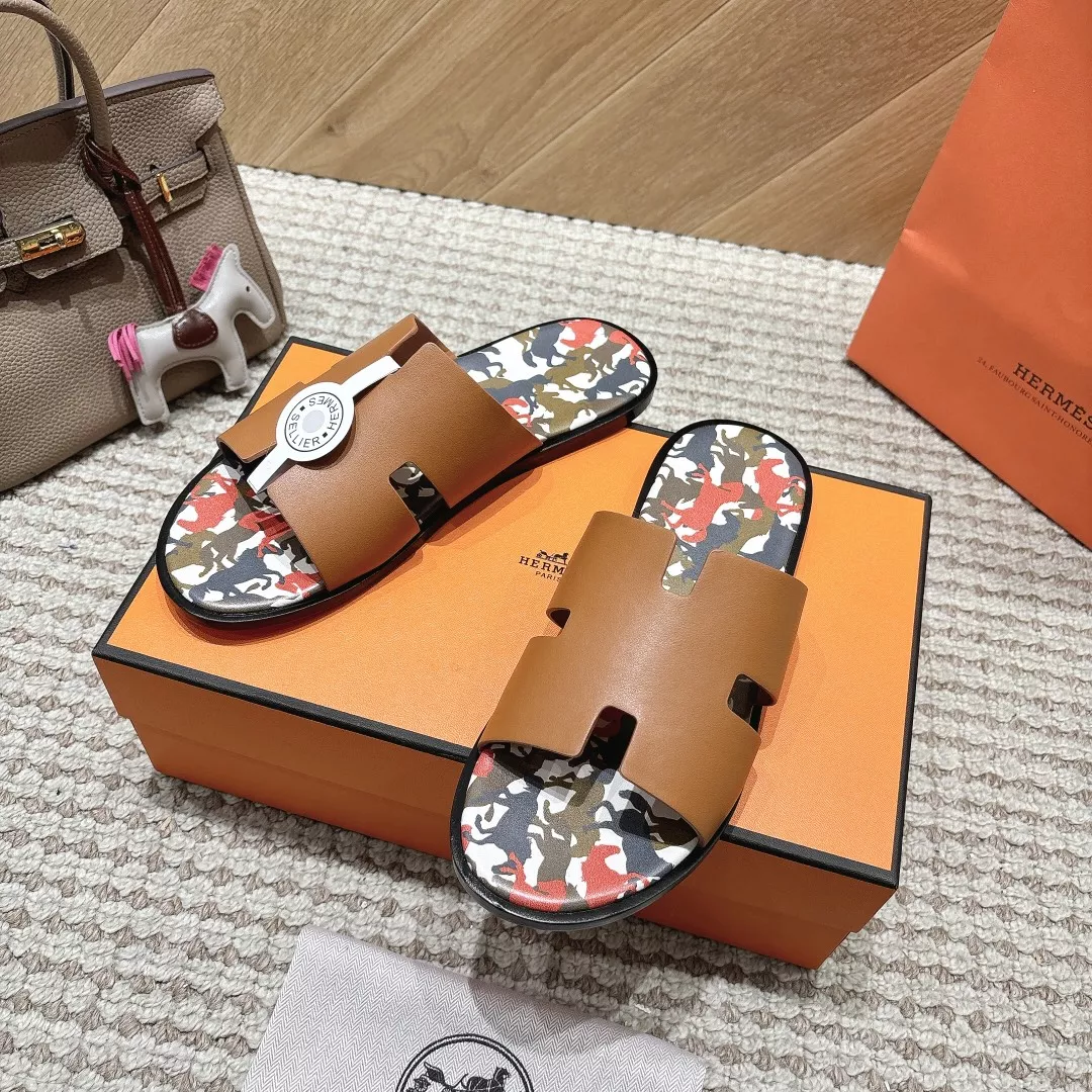 Hermes Slippers For Men Bold 9336