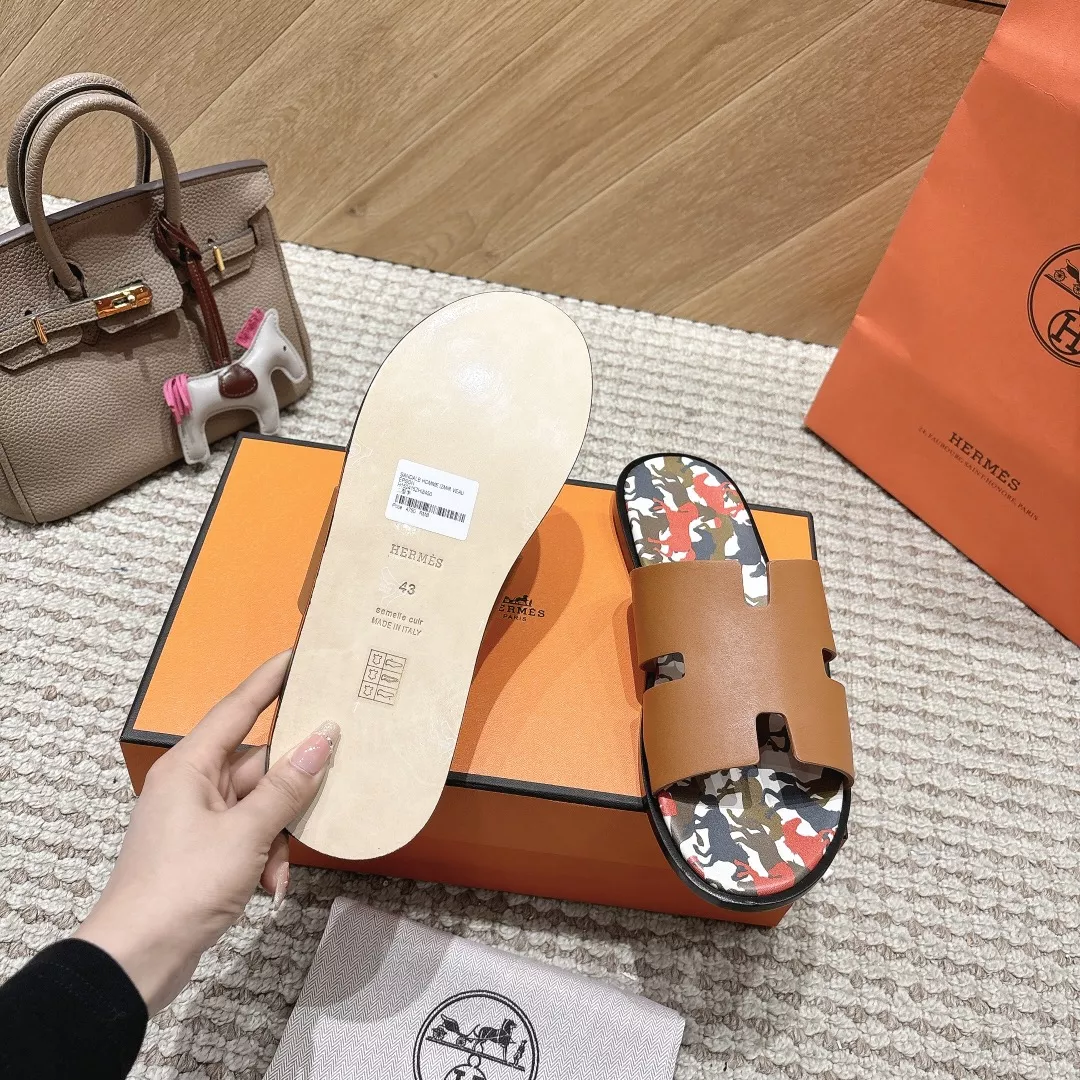 Hermes Slippers For Men Bold 9336