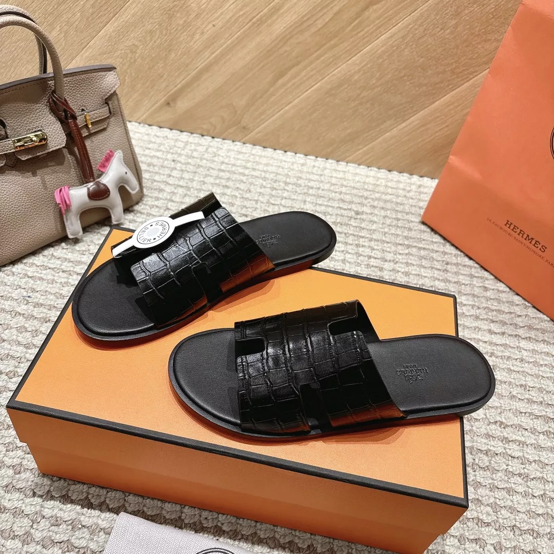 Hermes Slippers For Men Breathable 2883