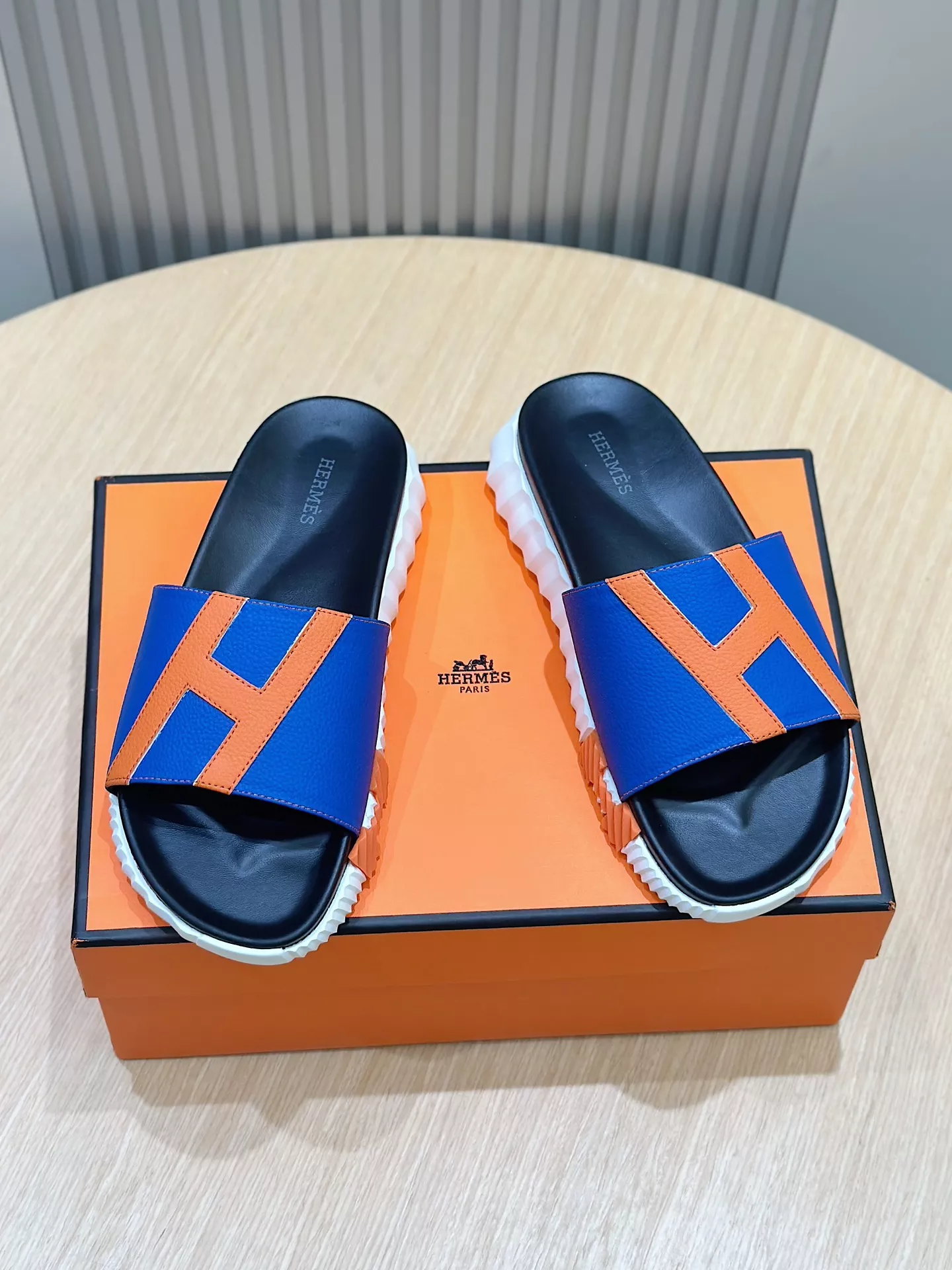Hermes Slippers For Men Breathable 8193