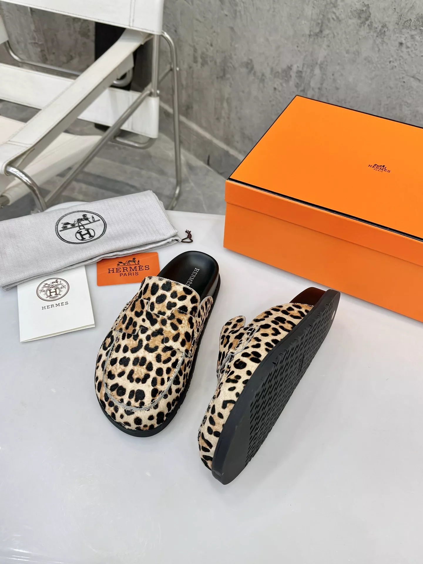 Hermes Slippers For Men Bright 1816