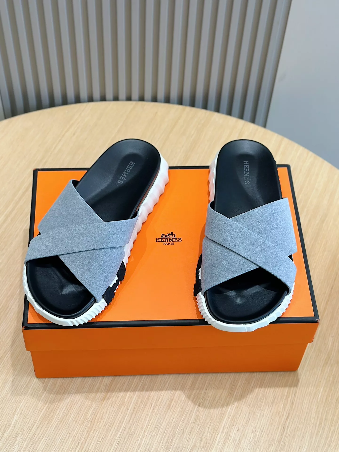 Hermes Slippers For Men Bright 4222