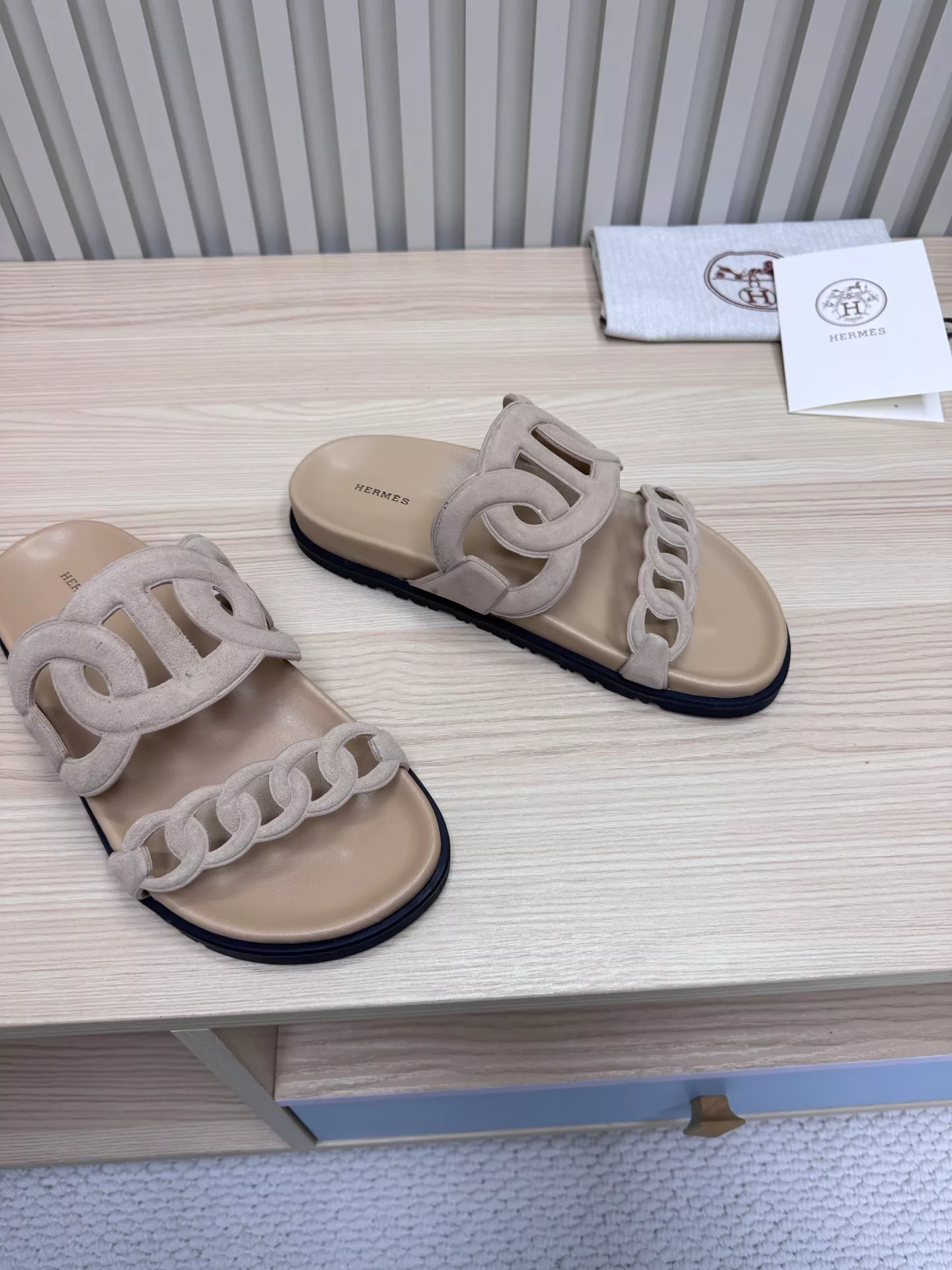 Hermes Slippers For Men Bright 6880