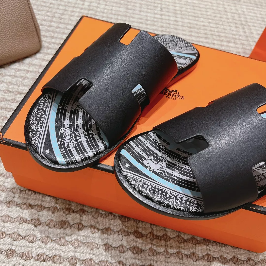 Hermes Slippers For Men Classic 6446