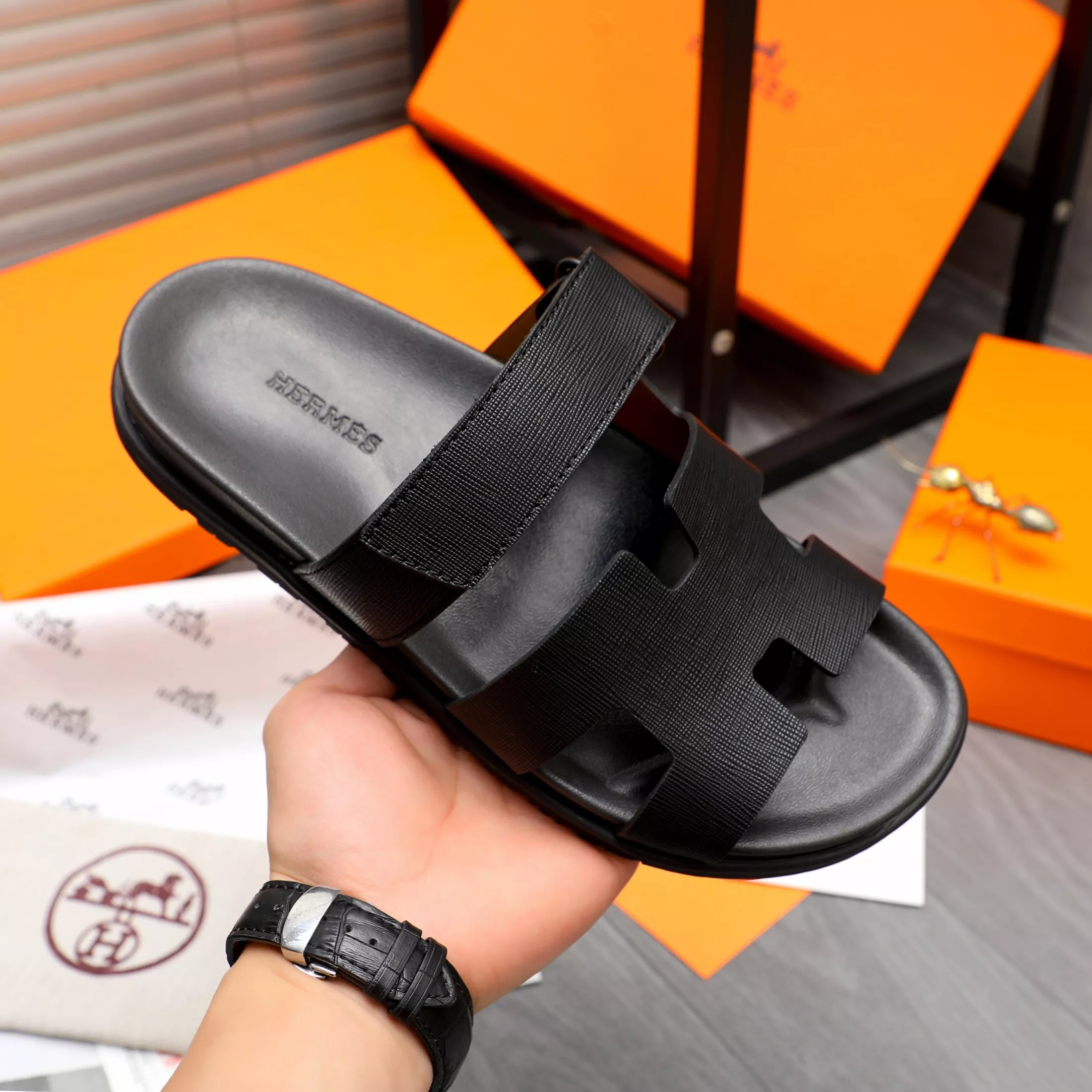 Hermes Slippers For Men Classic 675