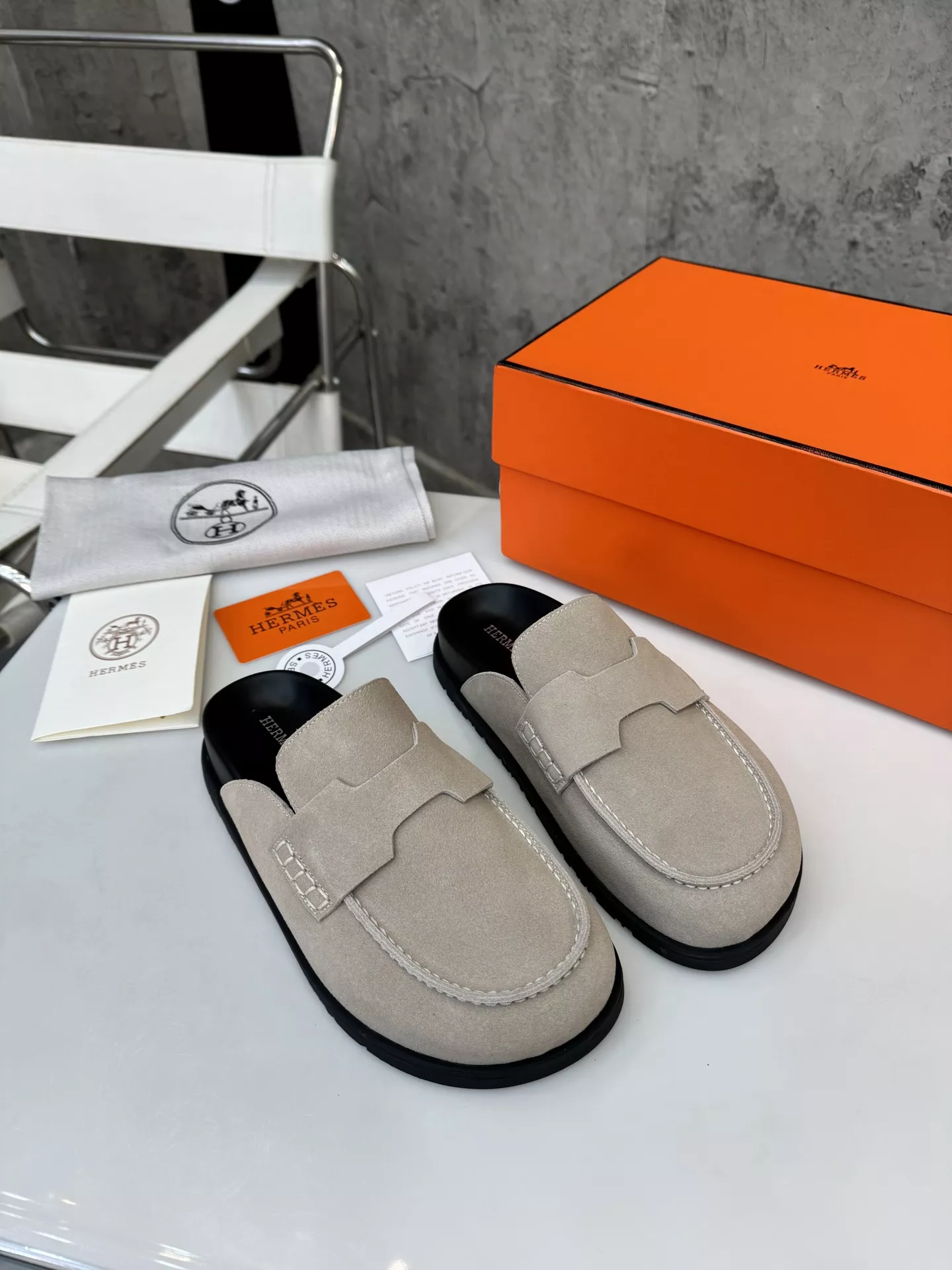 Hermes Slippers For Men Compact 1923