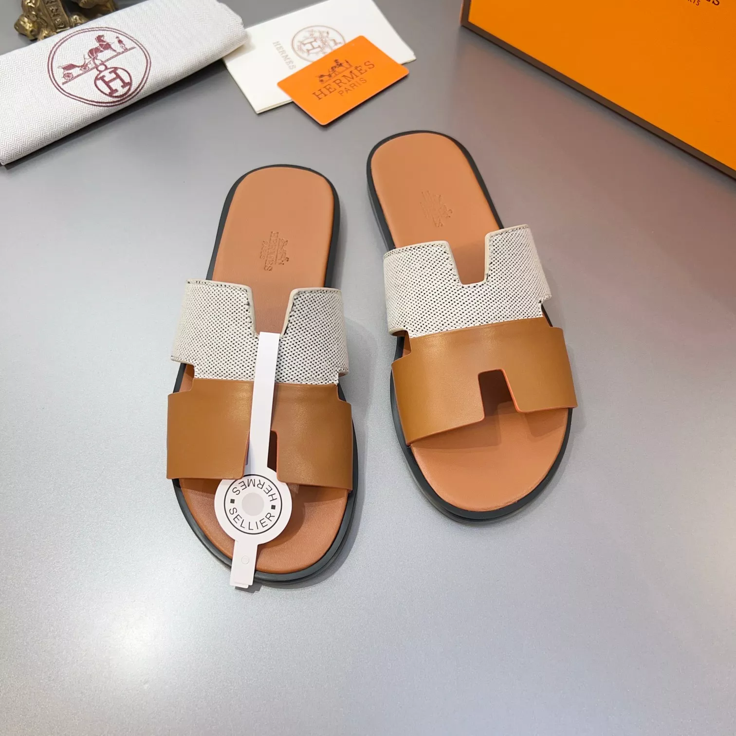 Hermes Slippers For Men Compact 2998