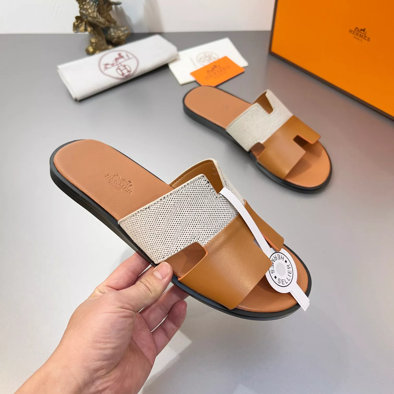 Hermes Slippers For Men Compact 2998