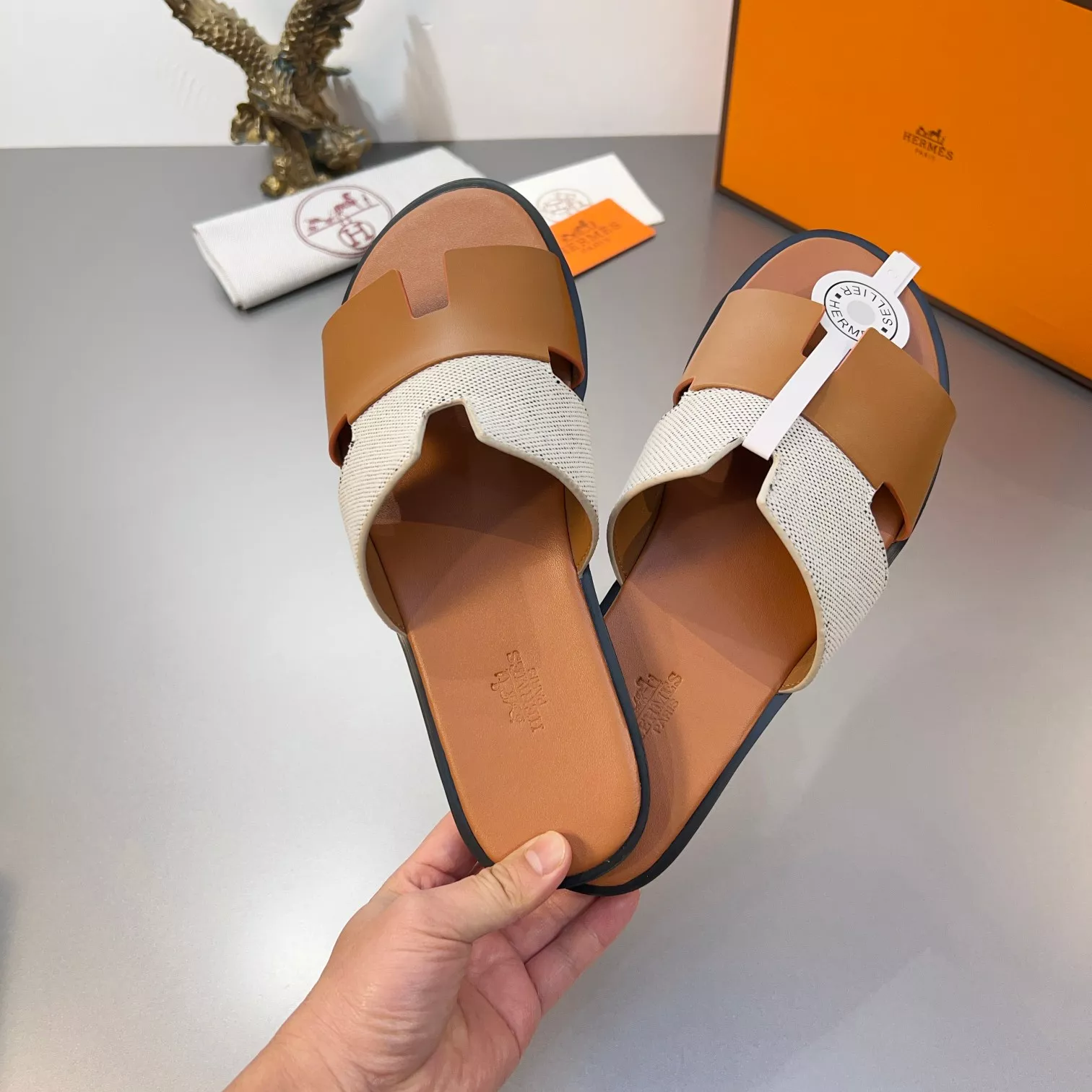 Hermes Slippers For Men Compact 2998