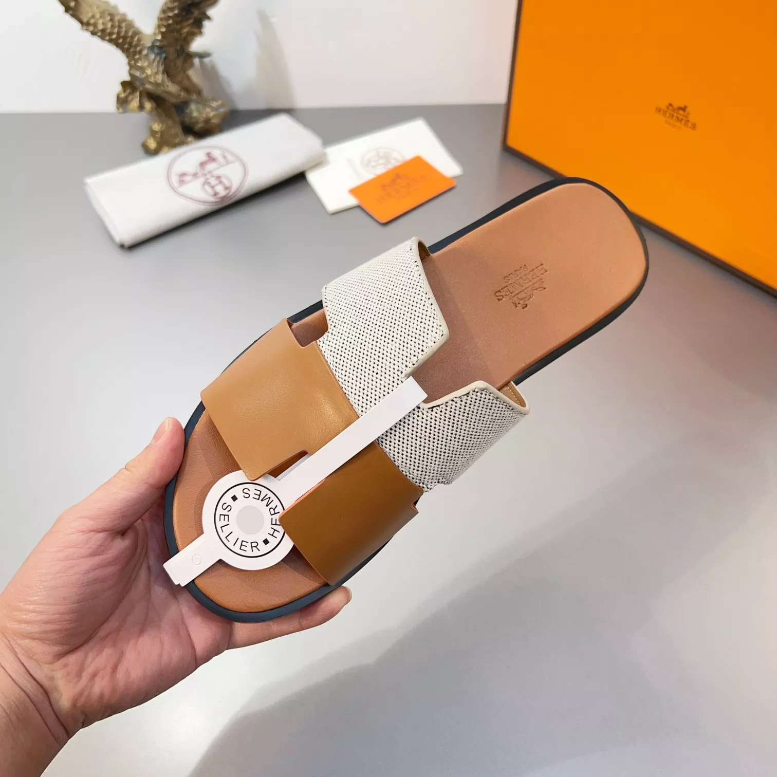 Hermes Slippers For Men Compact 2998