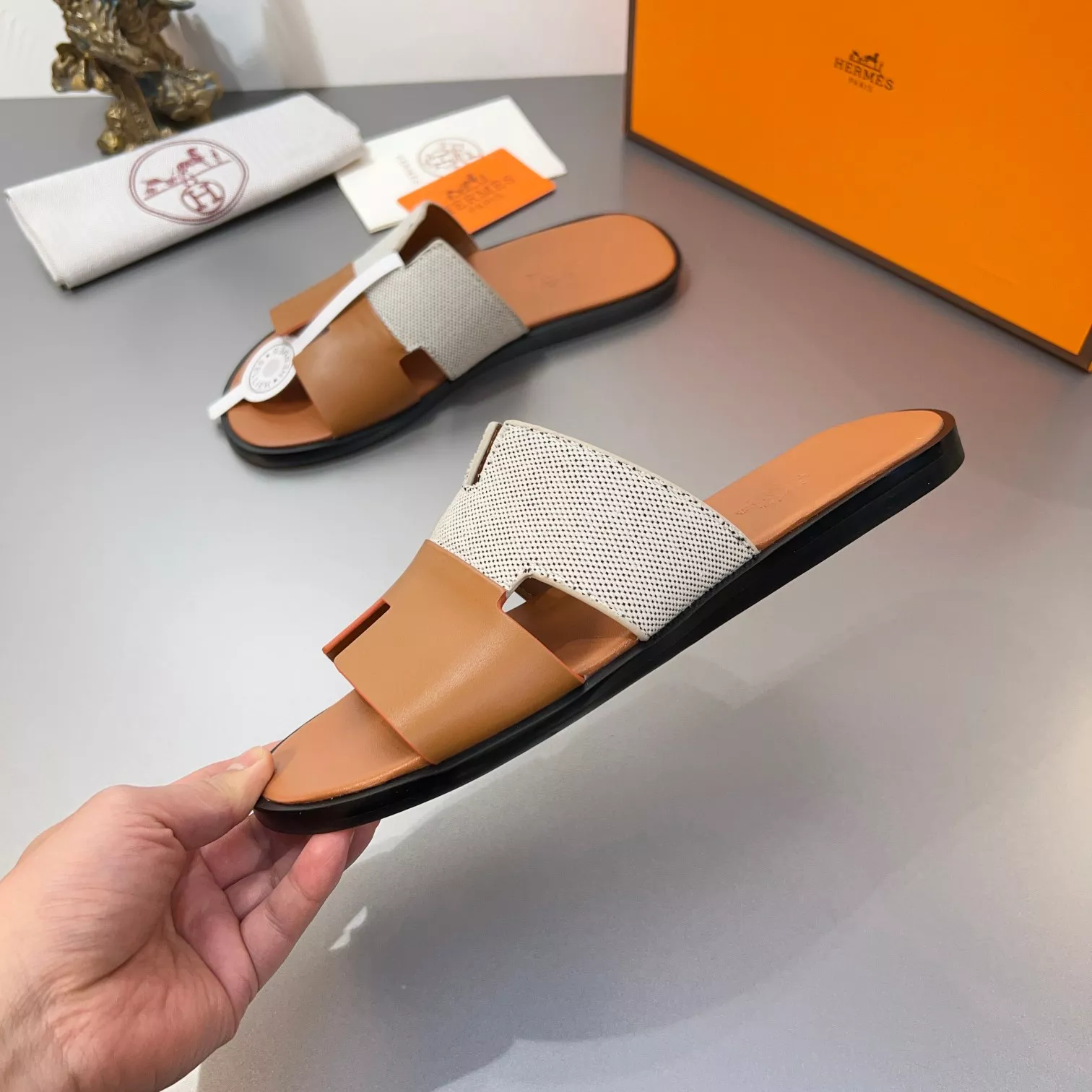 Hermes Slippers For Men Compact 2998