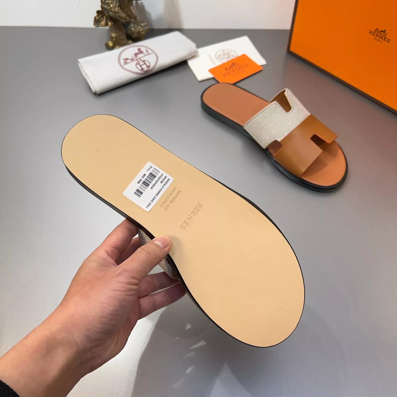 Hermes Slippers For Men Compact 2998