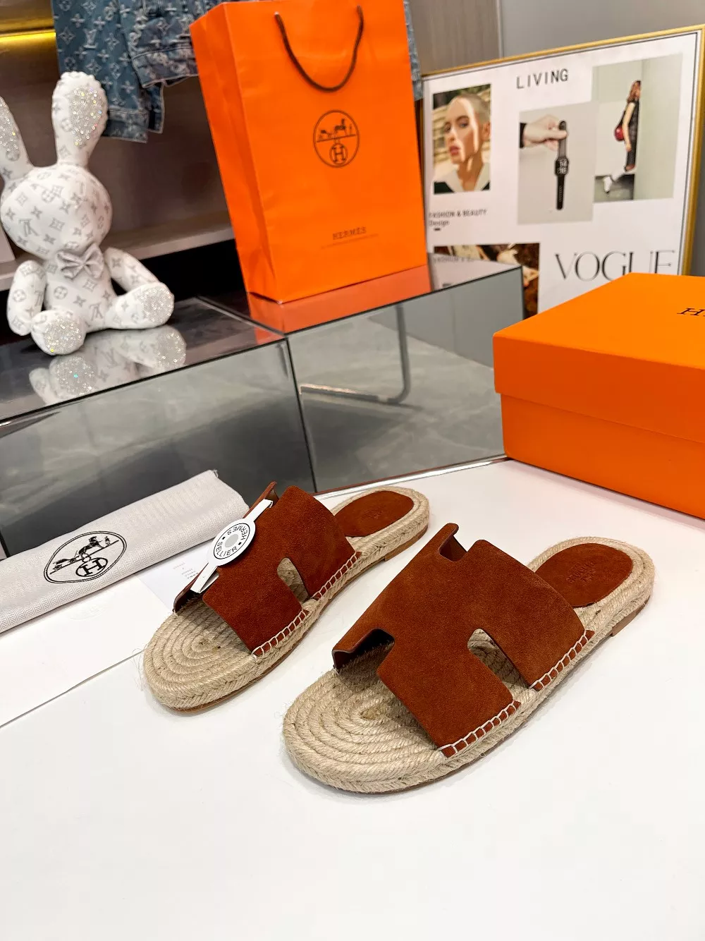 Hermes Slippers For Men Compact 9962