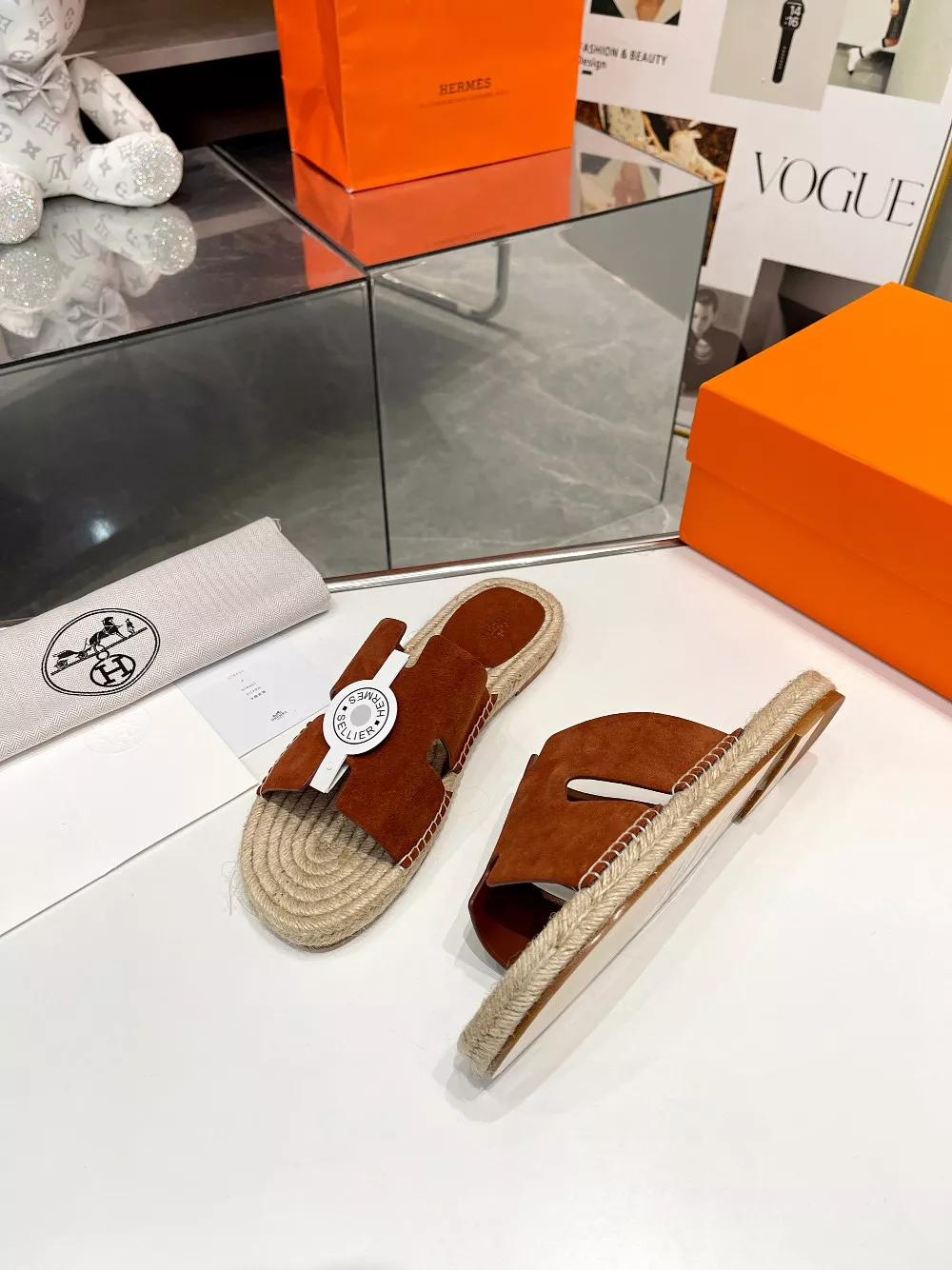 Hermes Slippers For Men Compact 9962