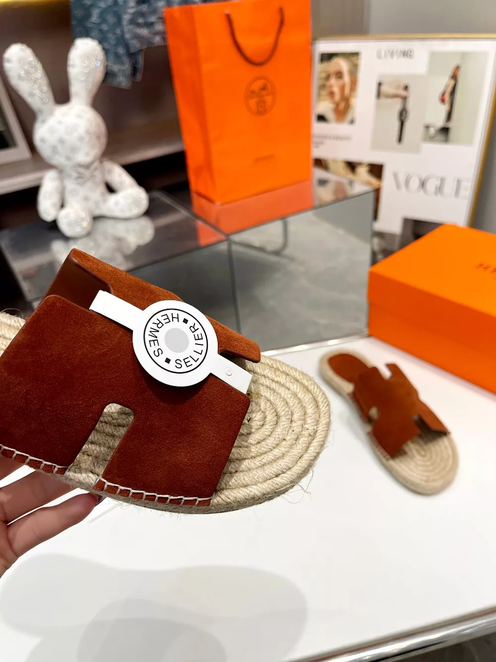 Hermes Slippers For Men Compact 9962
