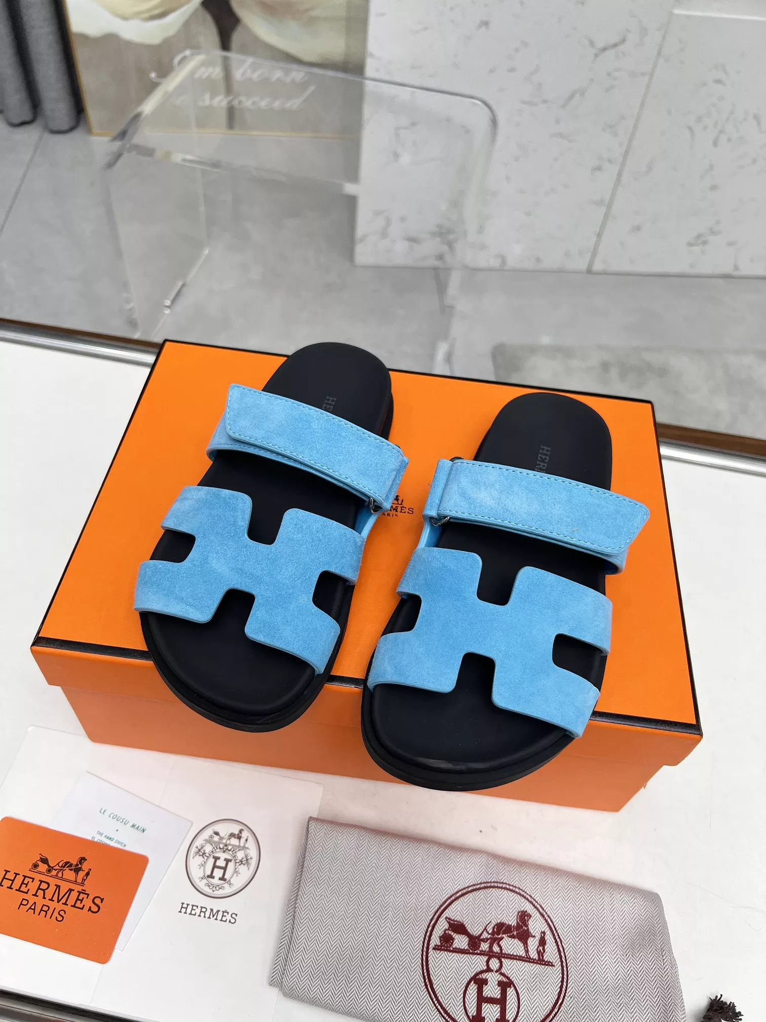 Hermes Slippers For Men Cozy 2682