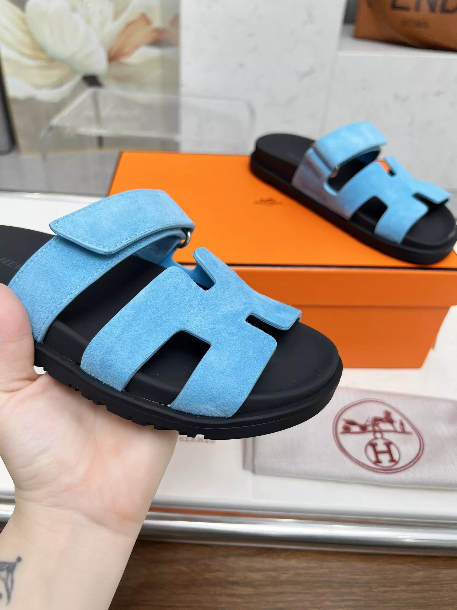Hermes Slippers For Men Cozy 2682