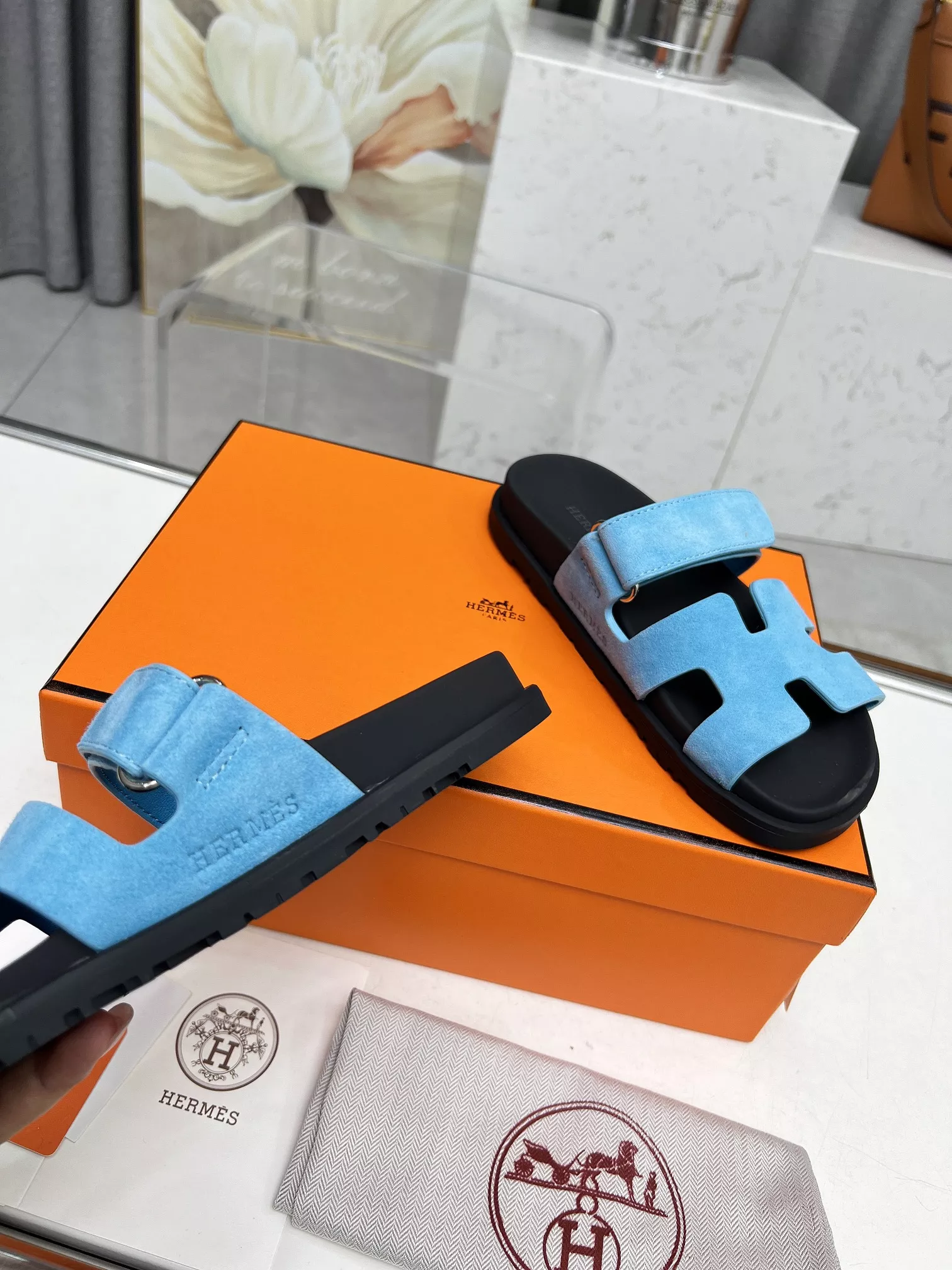 Hermes Slippers For Men Cozy 2682