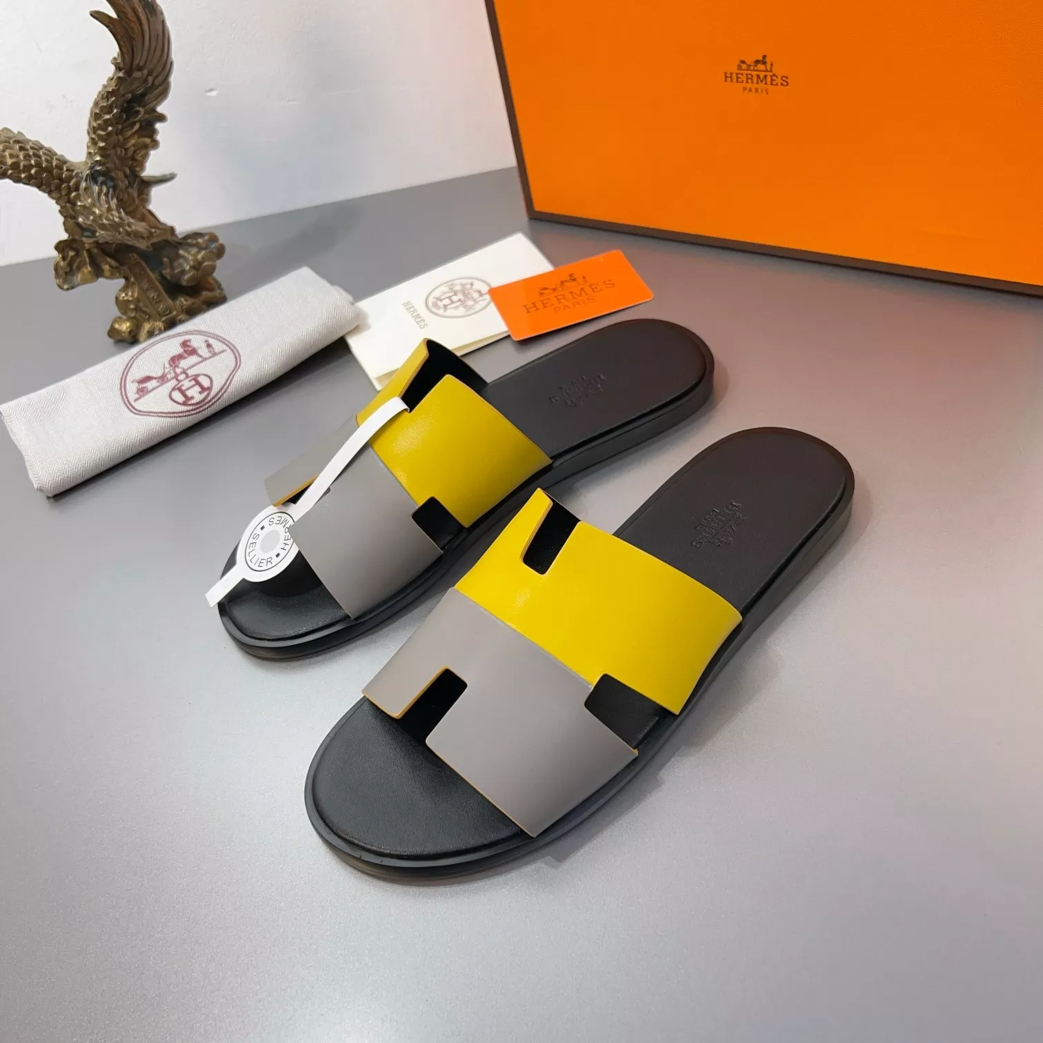 Hermes Slippers For Men Cozy 2727