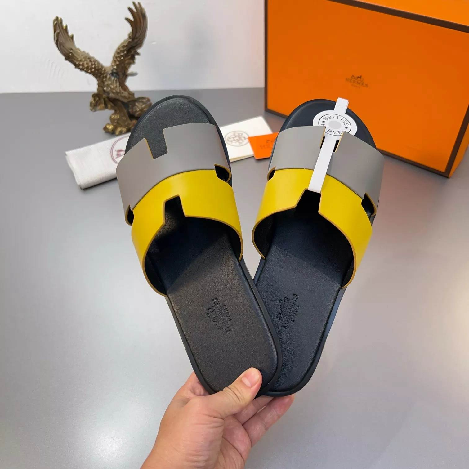 Hermes Slippers For Men Cozy 2727