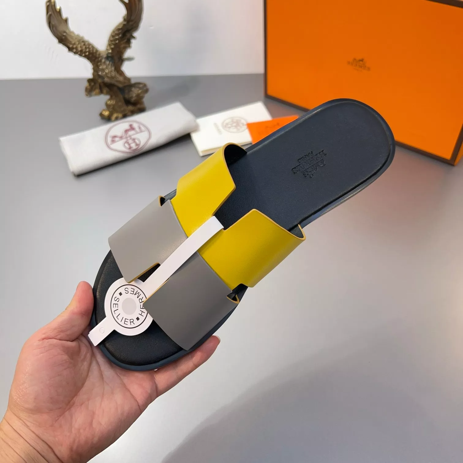 Hermes Slippers For Men Cozy 2727