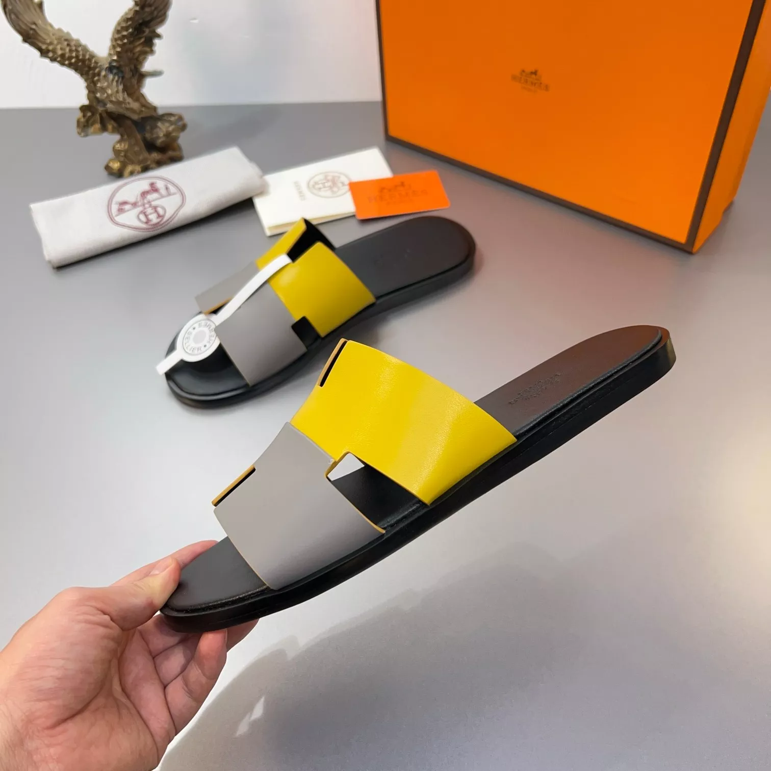 Hermes Slippers For Men Cozy 2727
