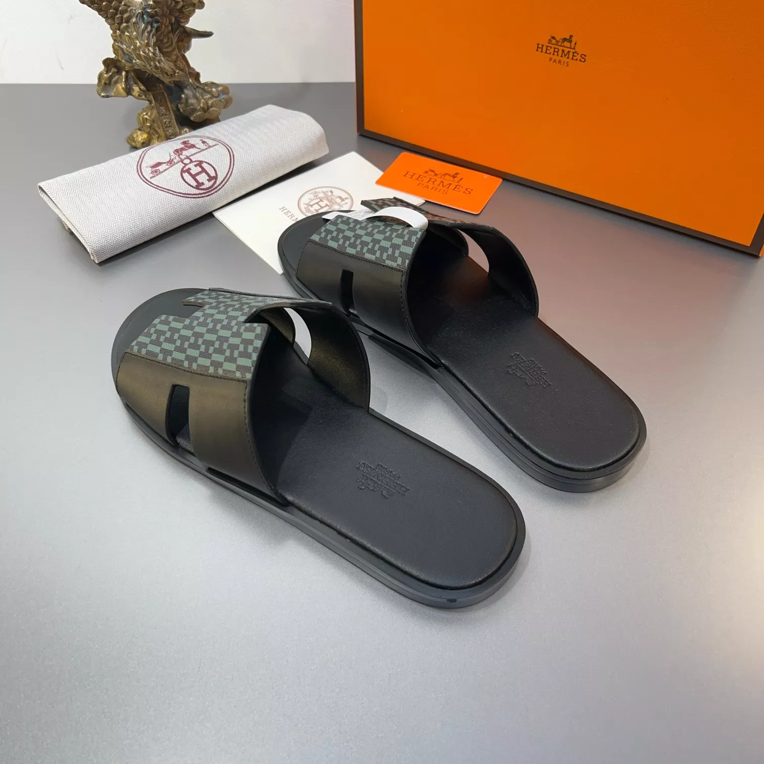 Hermes Slippers For Men Cozy 8070