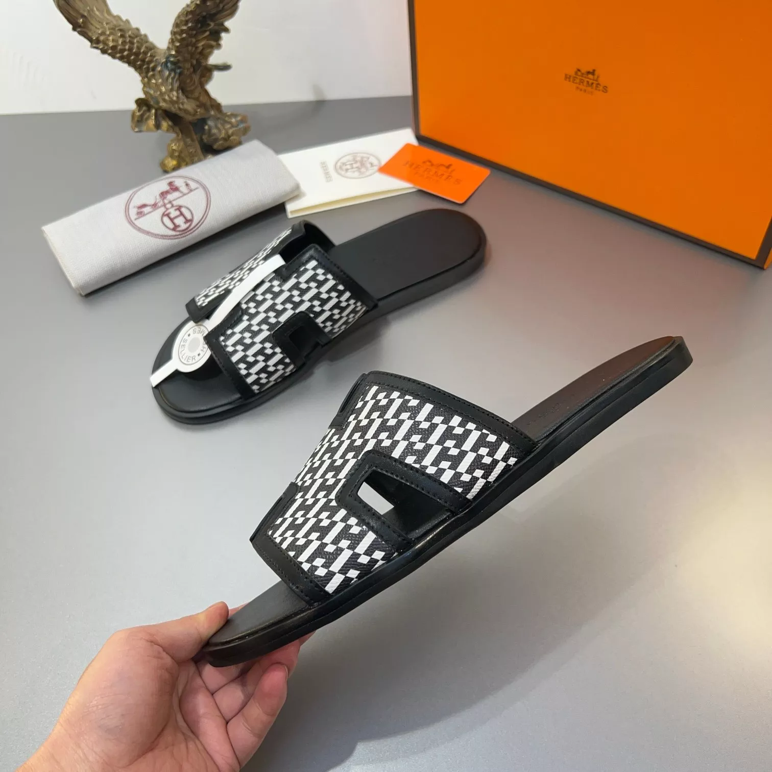 Hermes Slippers For Men Cozy 8851