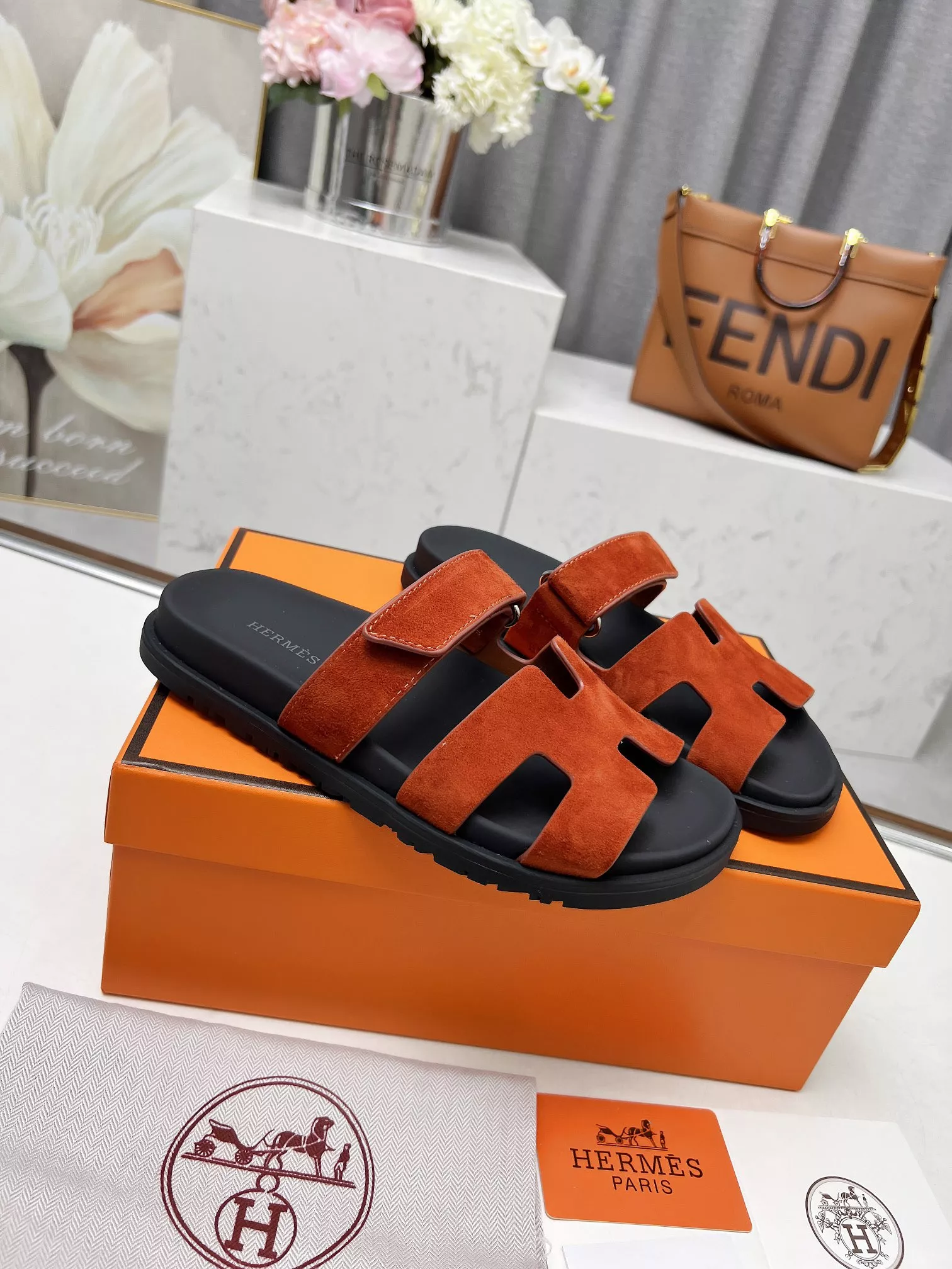 Hermes Slippers For Men Durable 187