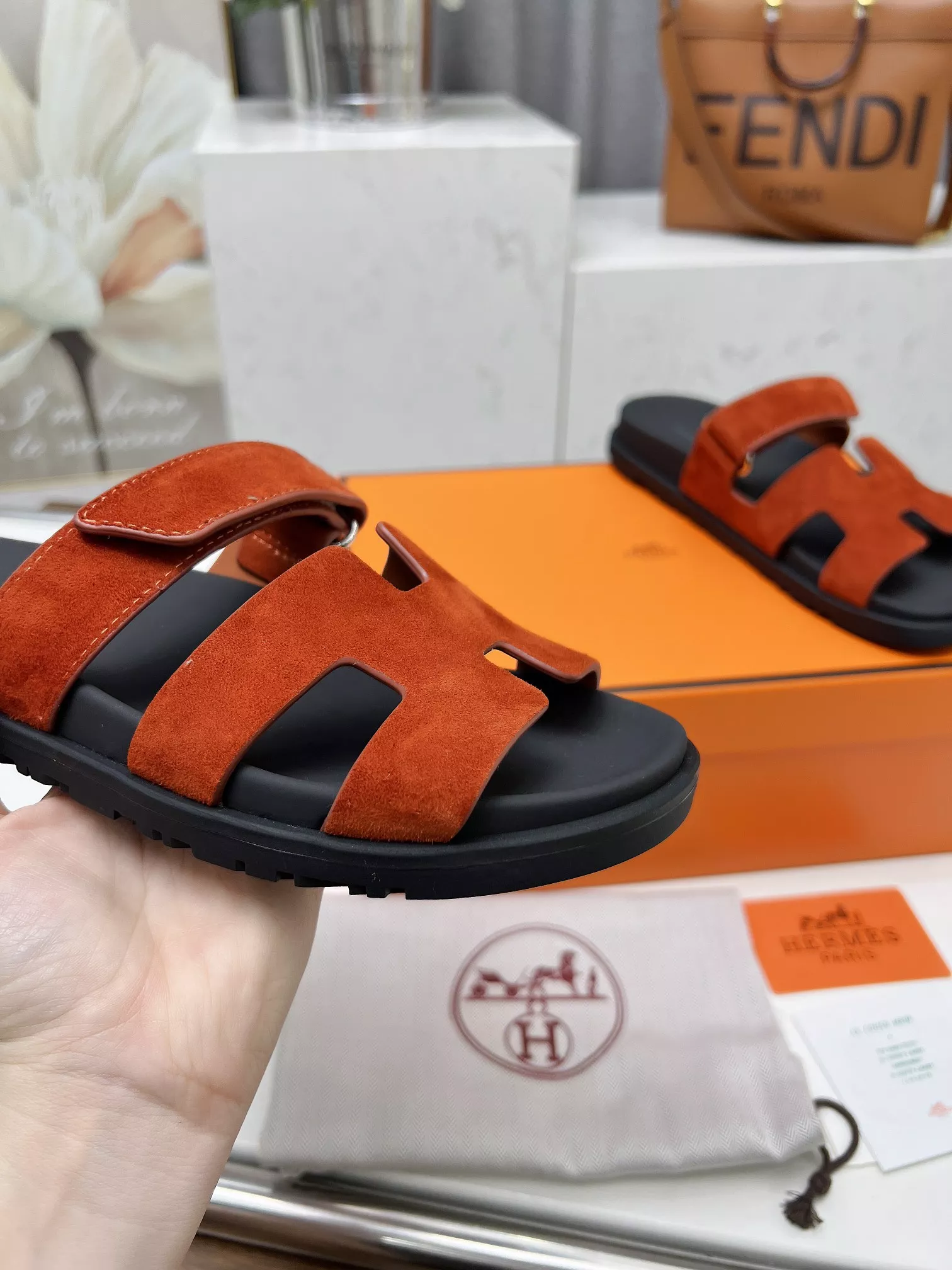 Hermes Slippers For Men Durable 187