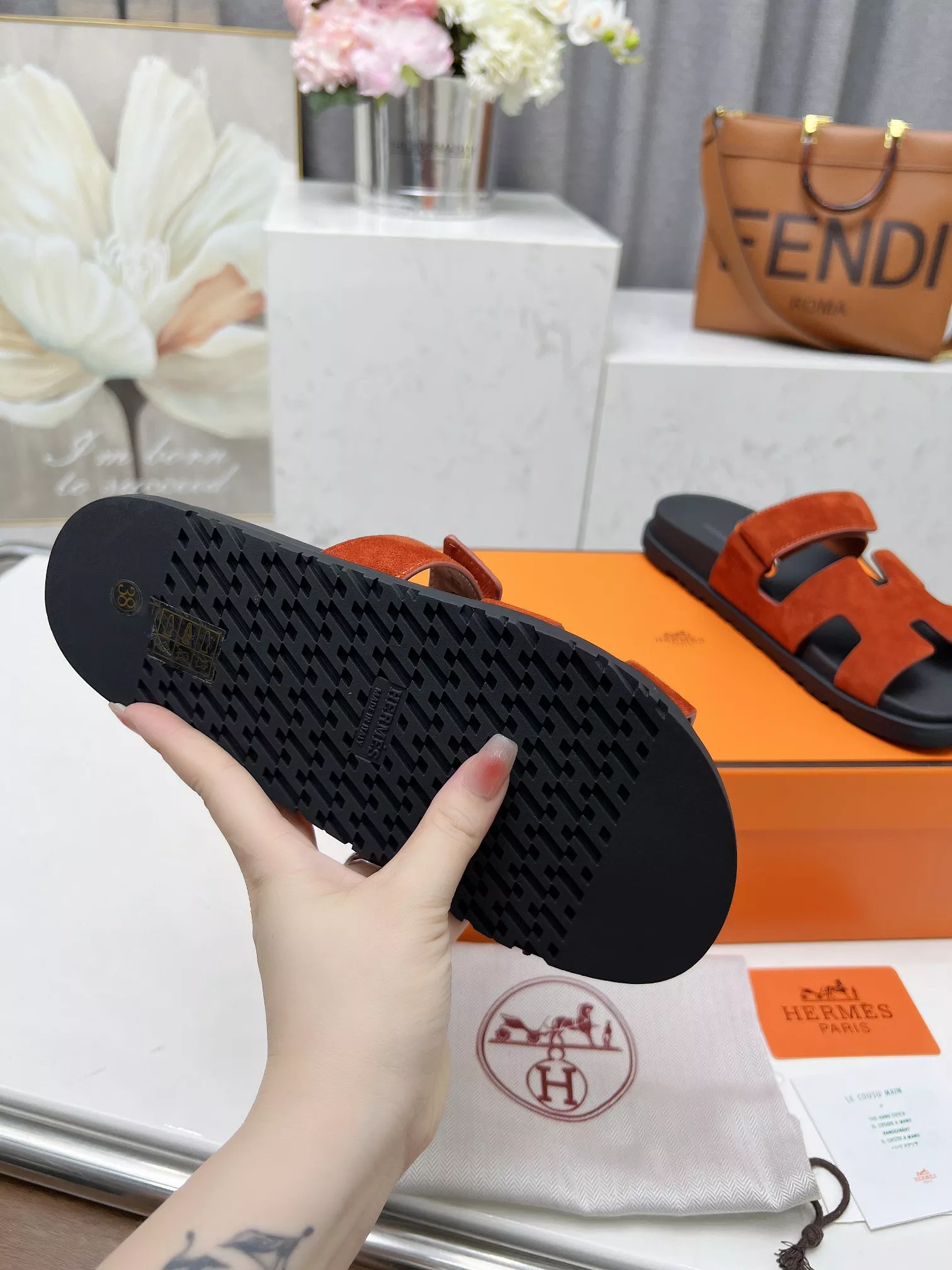 Hermes Slippers For Men Durable 187