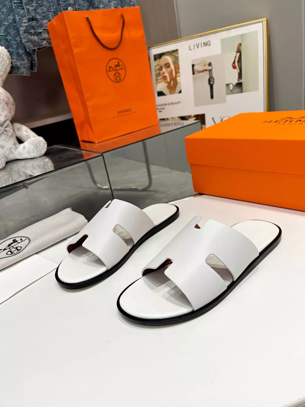 Hermes Slippers For Men Durable 6315