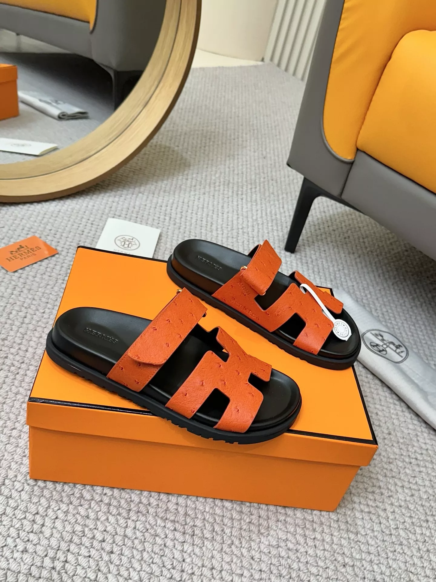 Hermes Slippers For Men Flexible 1505