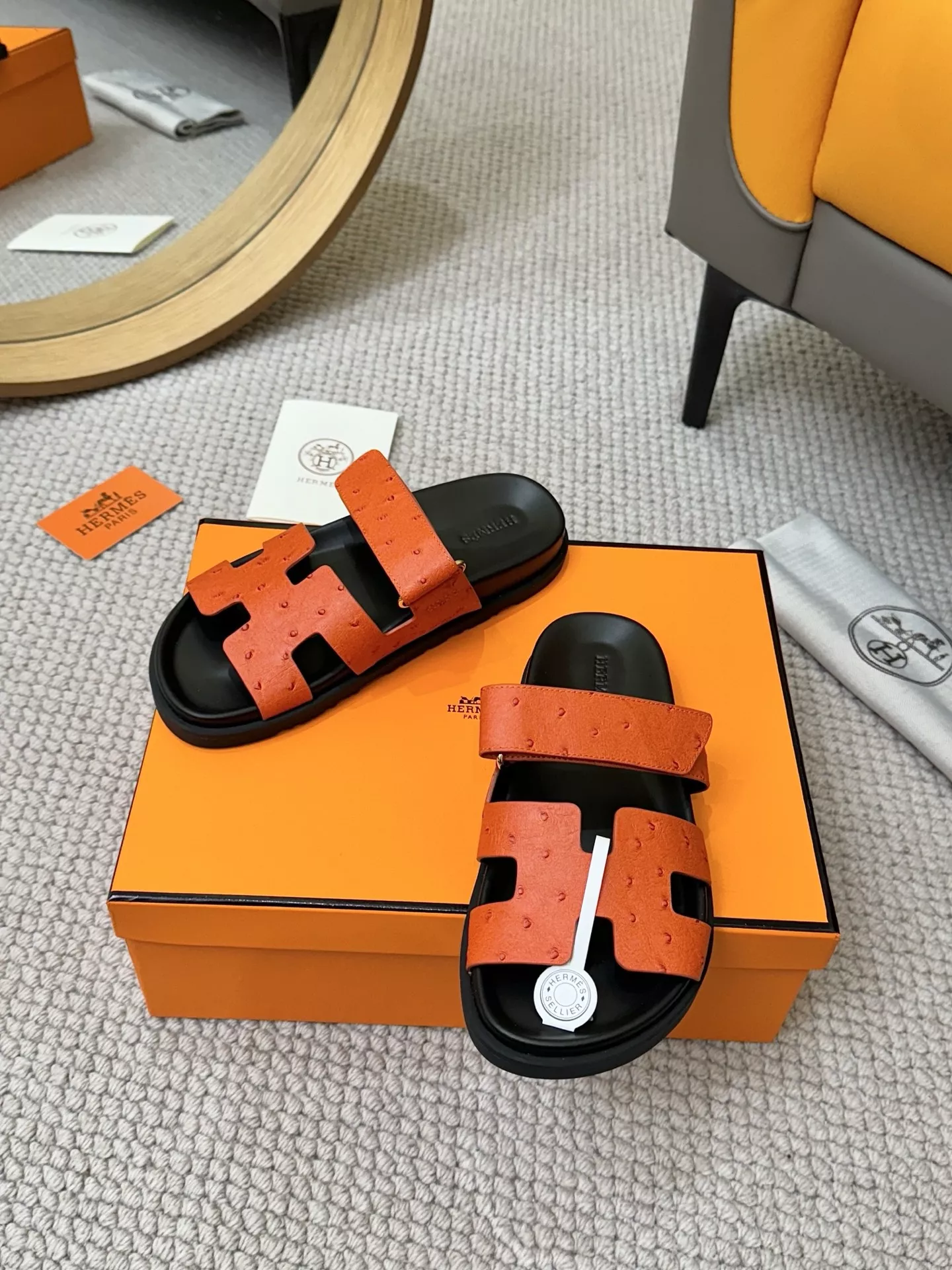 Hermes Slippers For Men Flexible 1505