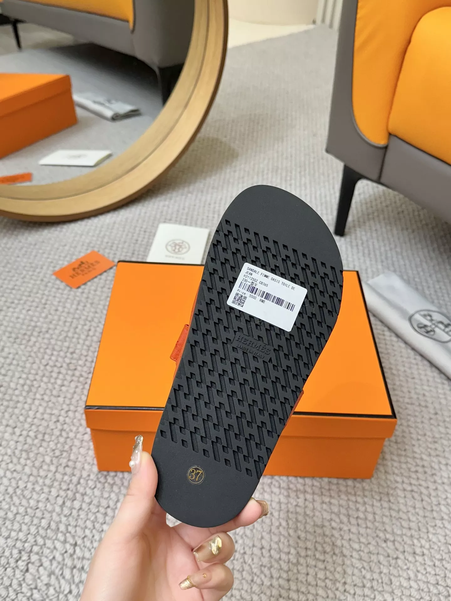 Hermes Slippers For Men Flexible 1505