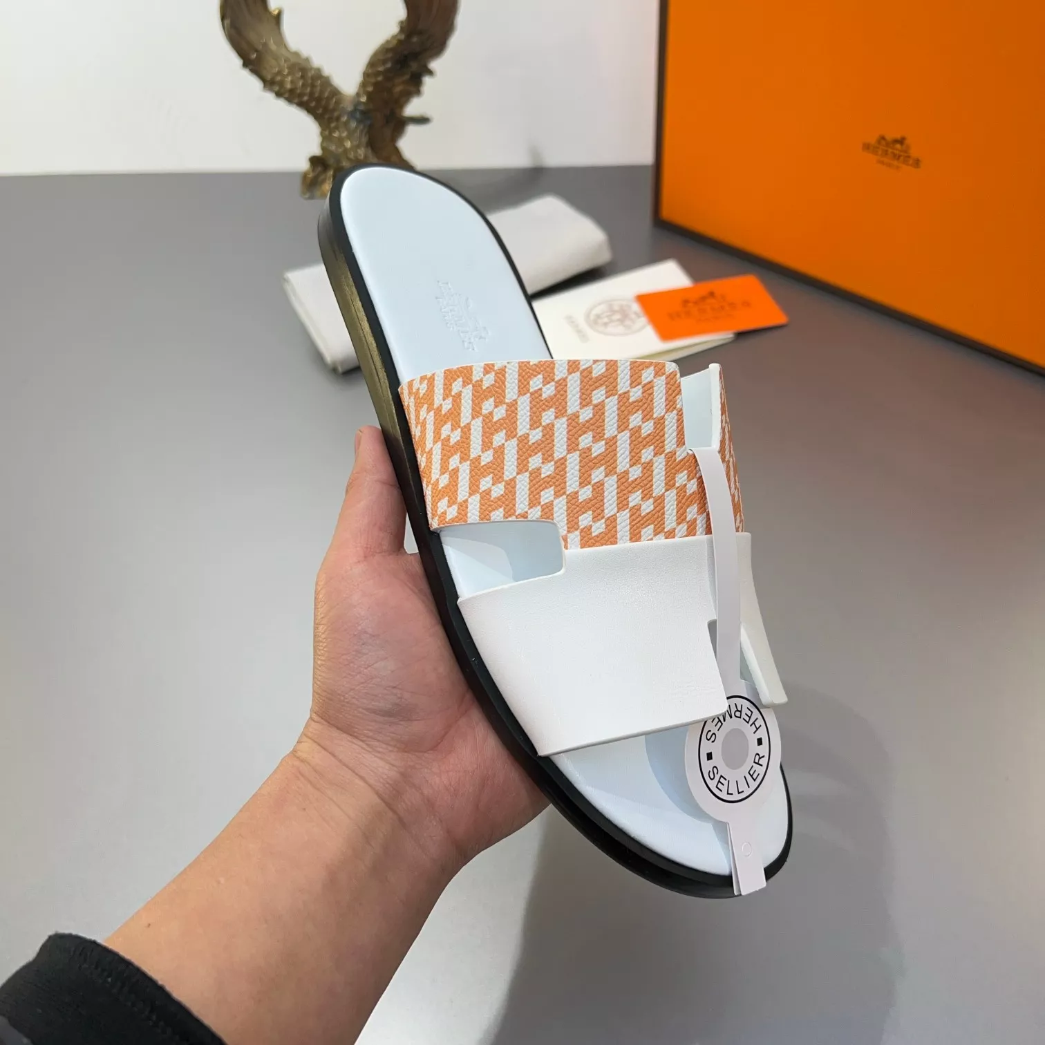 Hermes Slippers For Men Functional 7771