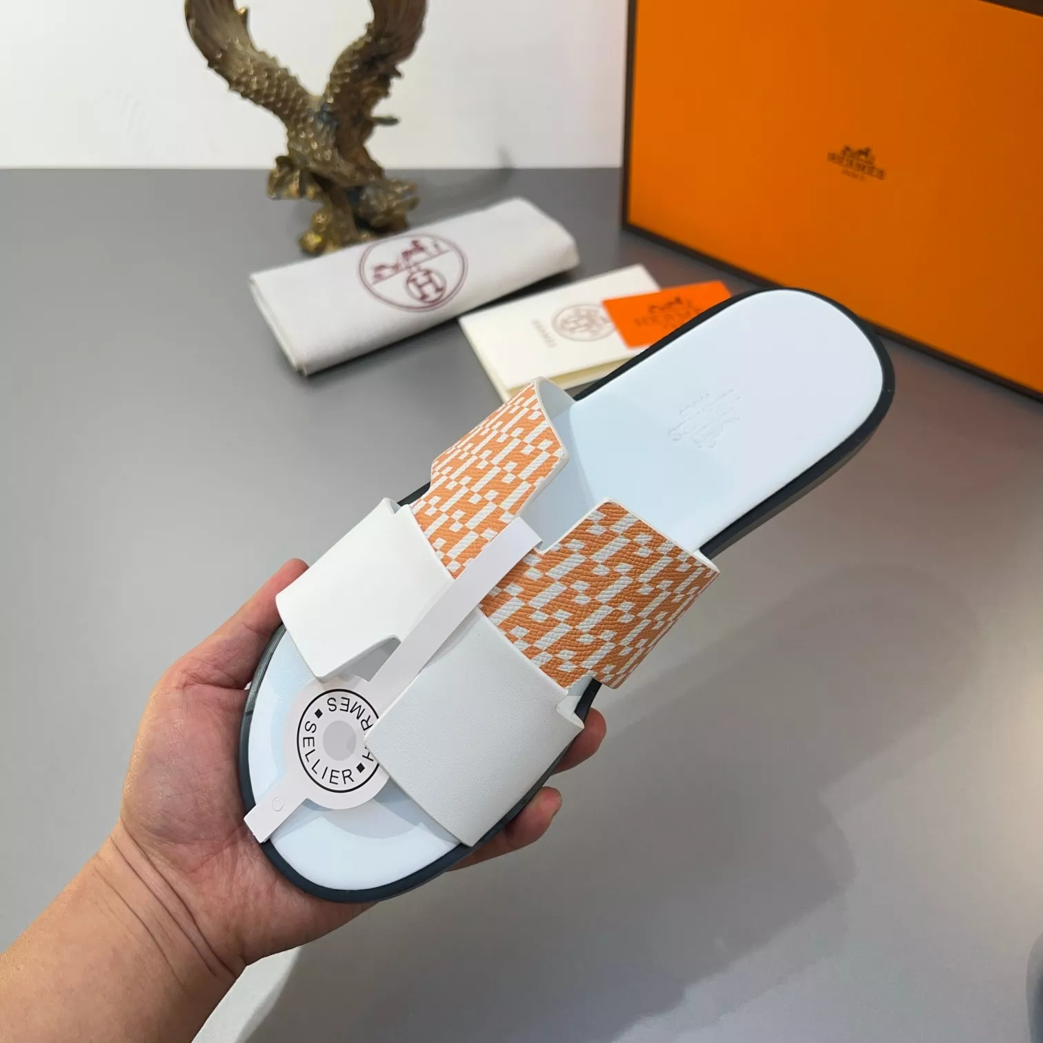 Hermes Slippers For Men Functional 7771