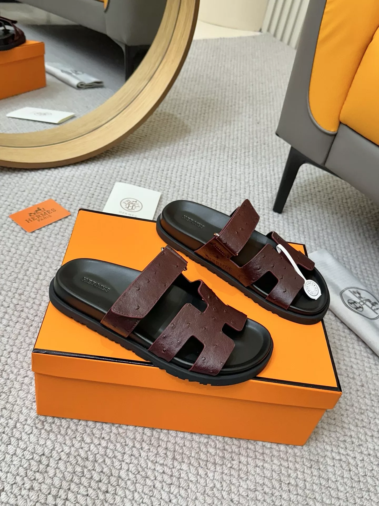 Hermes Slippers For Men Lightweight 9840